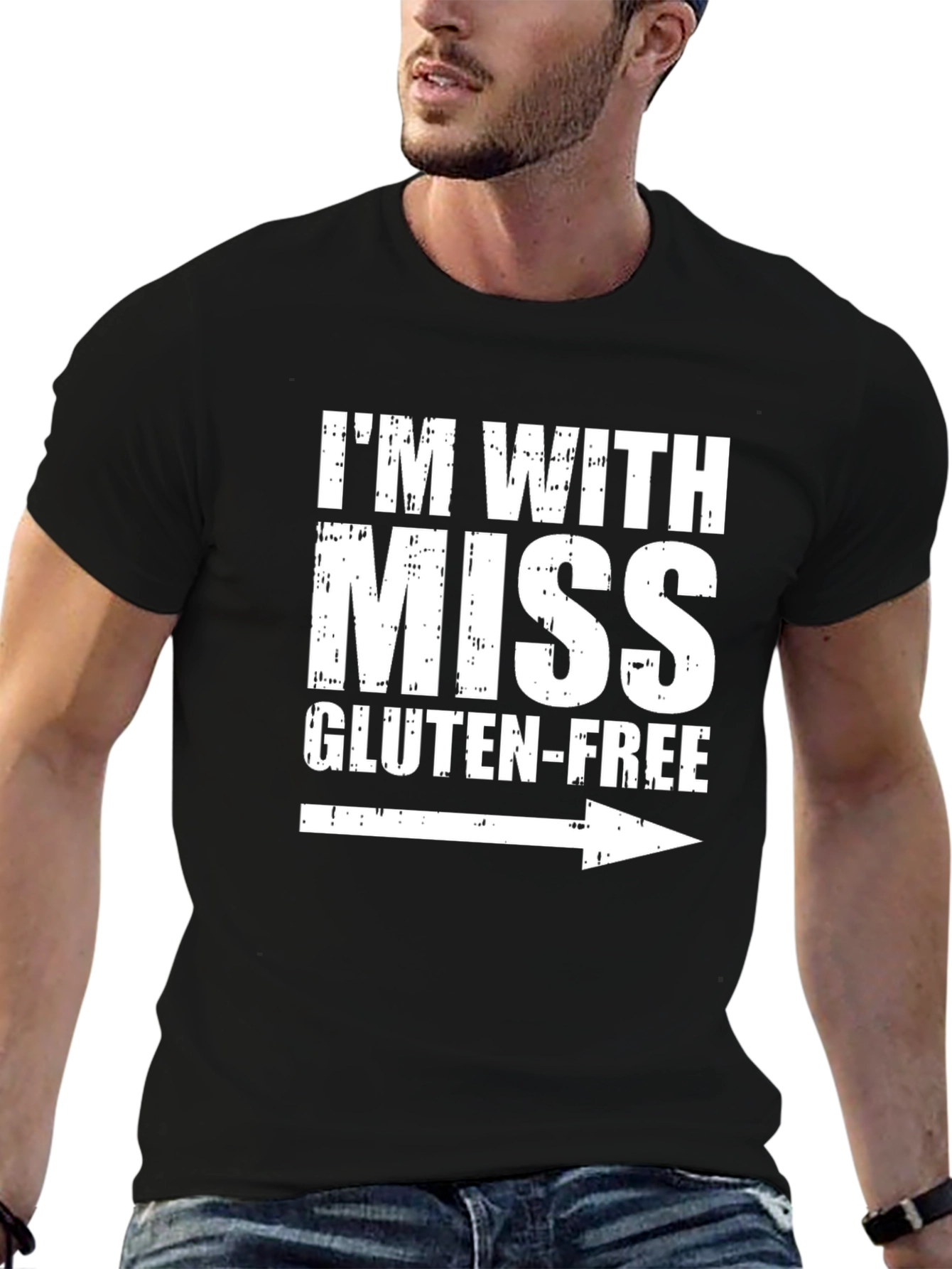 Im With Miss Gluten-Free Novelty T-Shirt