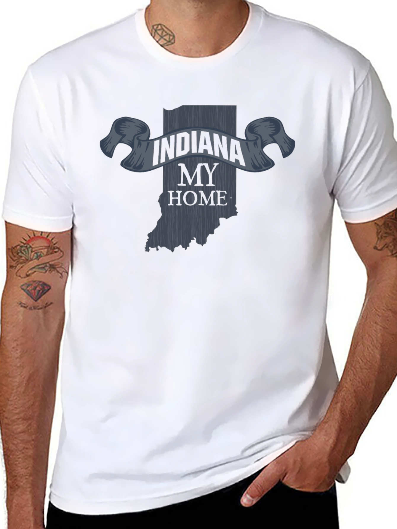 Indiana My Home State Pride T-Shirt