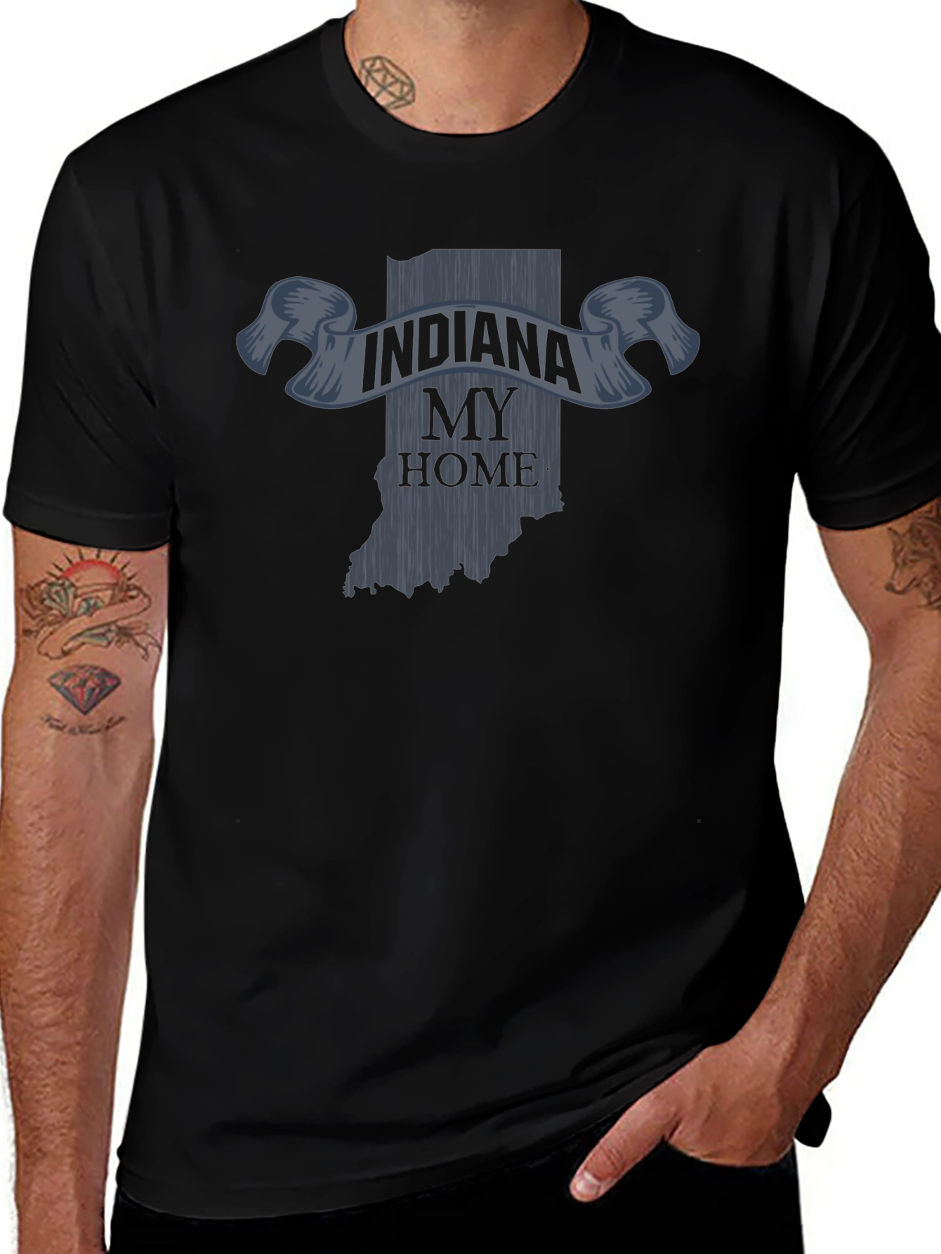 Indiana My Home State Pride T-Shirt