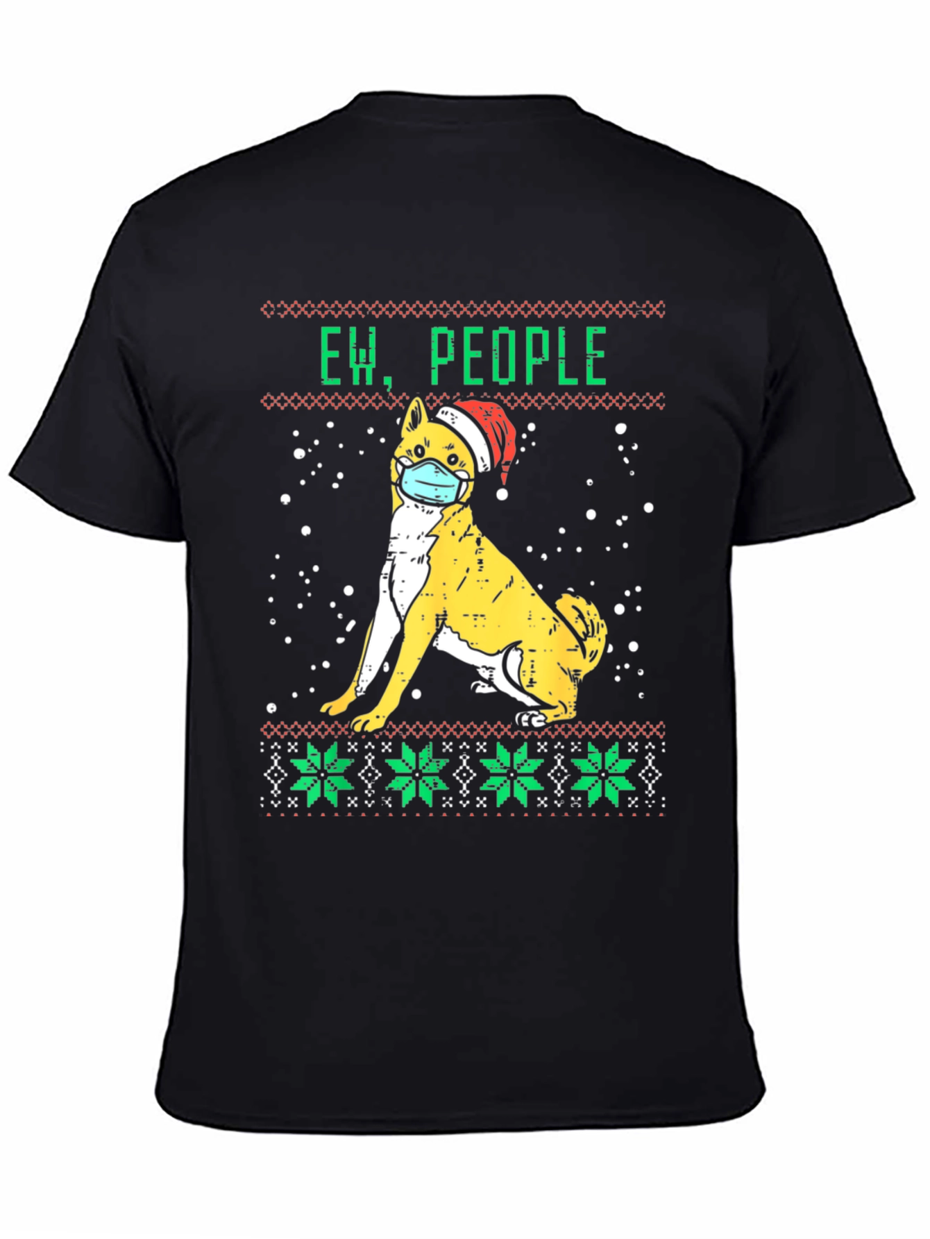 Ew People Dog Ugly Christmas T-Shirt