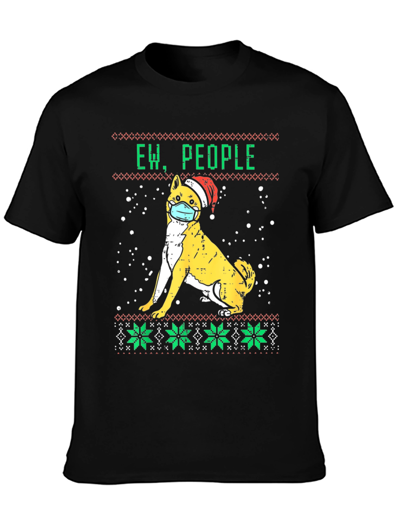 Ew People Dog Ugly Christmas T-Shirt