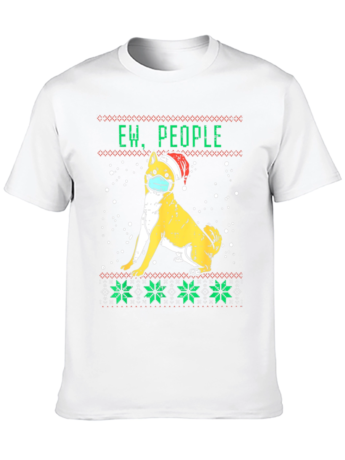Ew People Dog Ugly Christmas T-Shirt