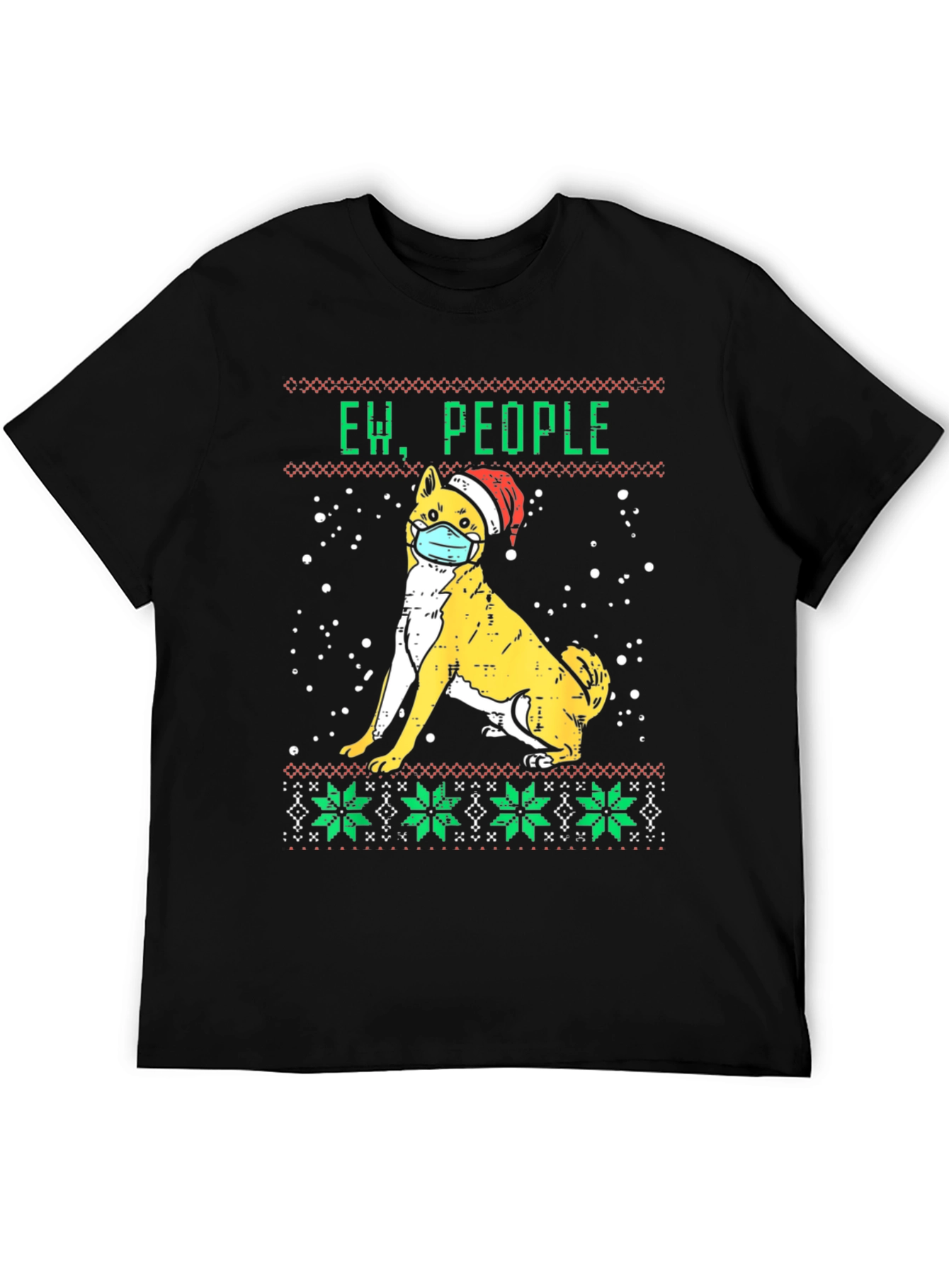Ew People Dog Ugly Christmas T-Shirt