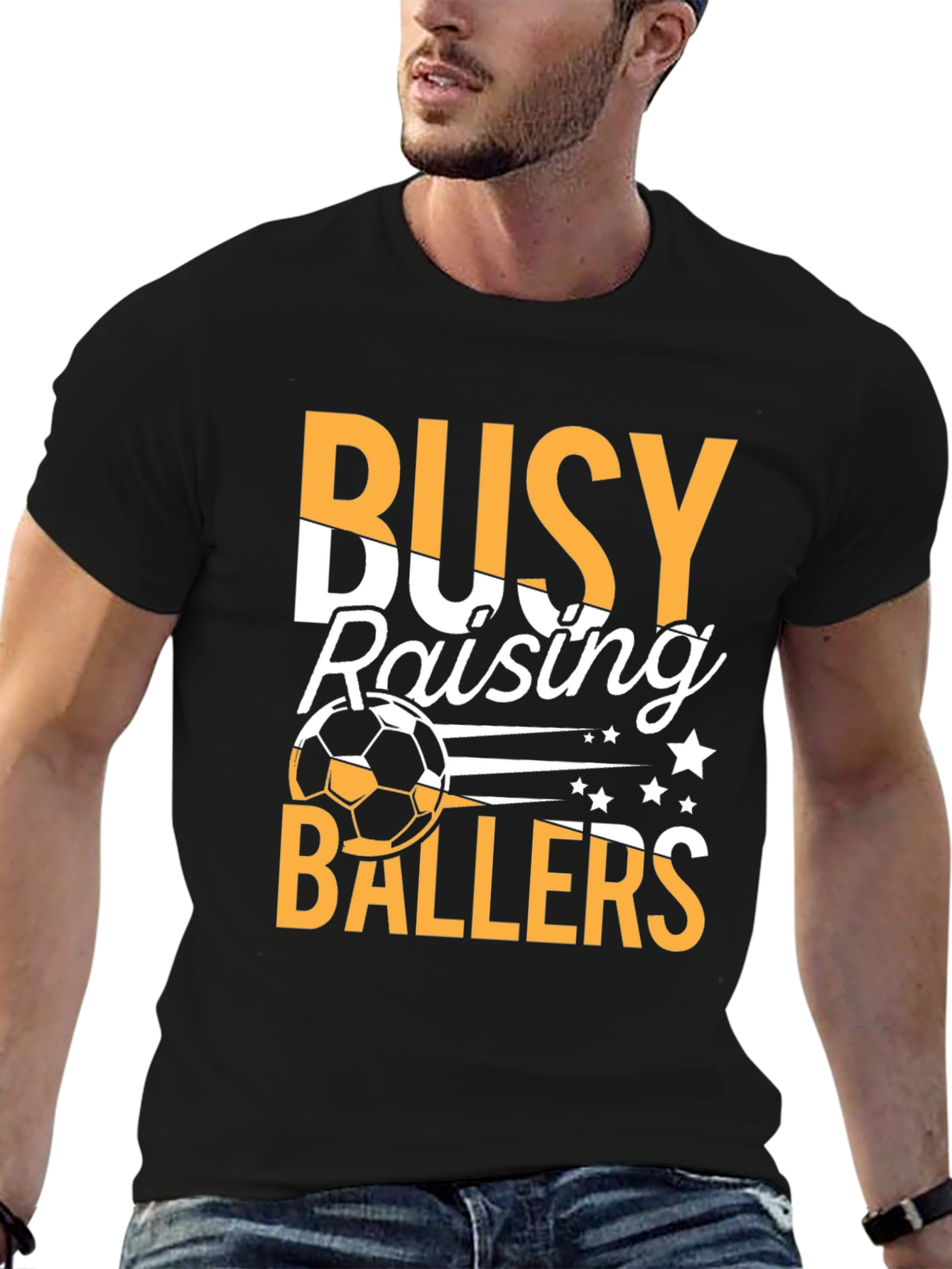 Busy Raising Ballers Graphic T-Shirt