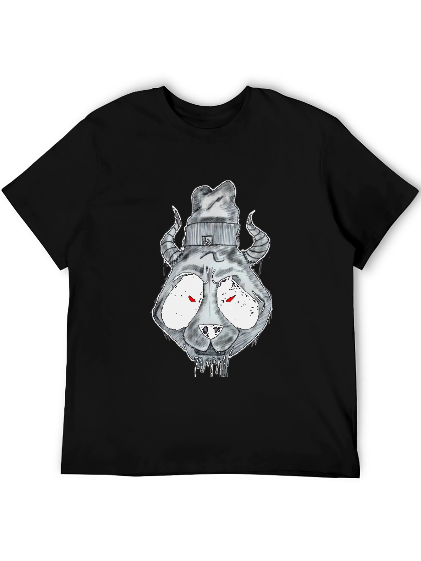 Graphic Tee: Devilish Beanie Monster