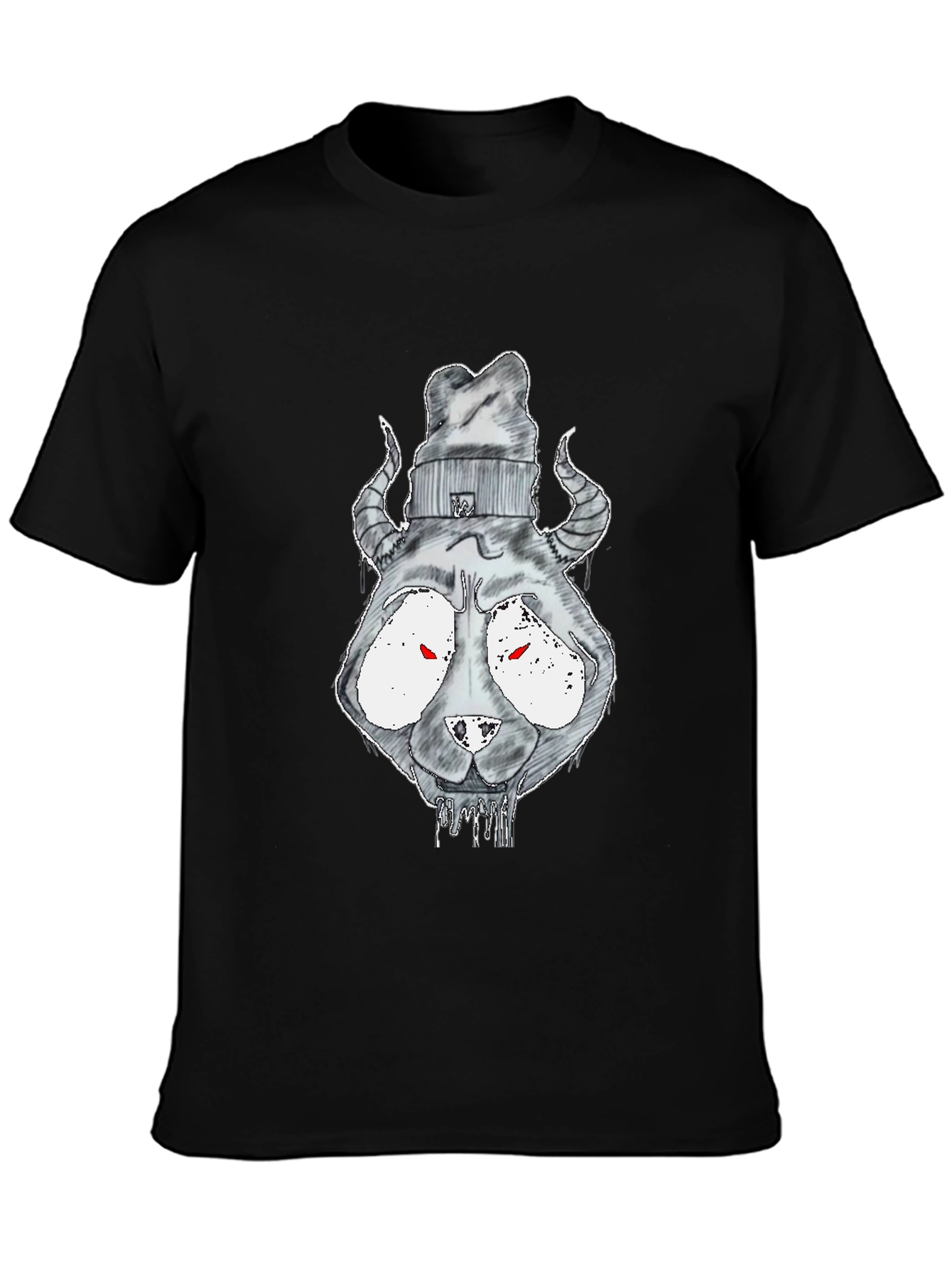Graphic Tee: Devilish Beanie Monster