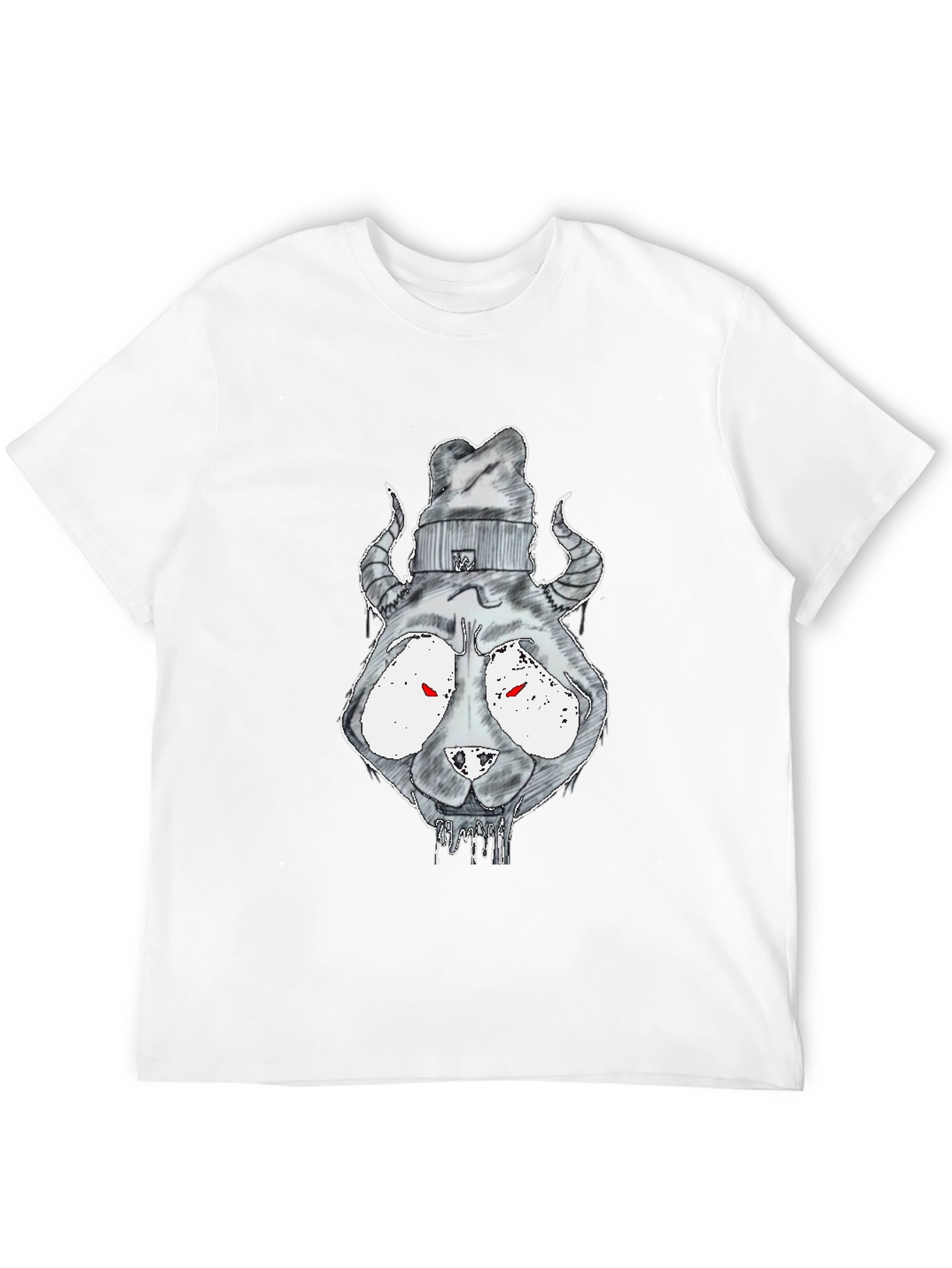 Graphic Tee: Devilish Beanie Monster