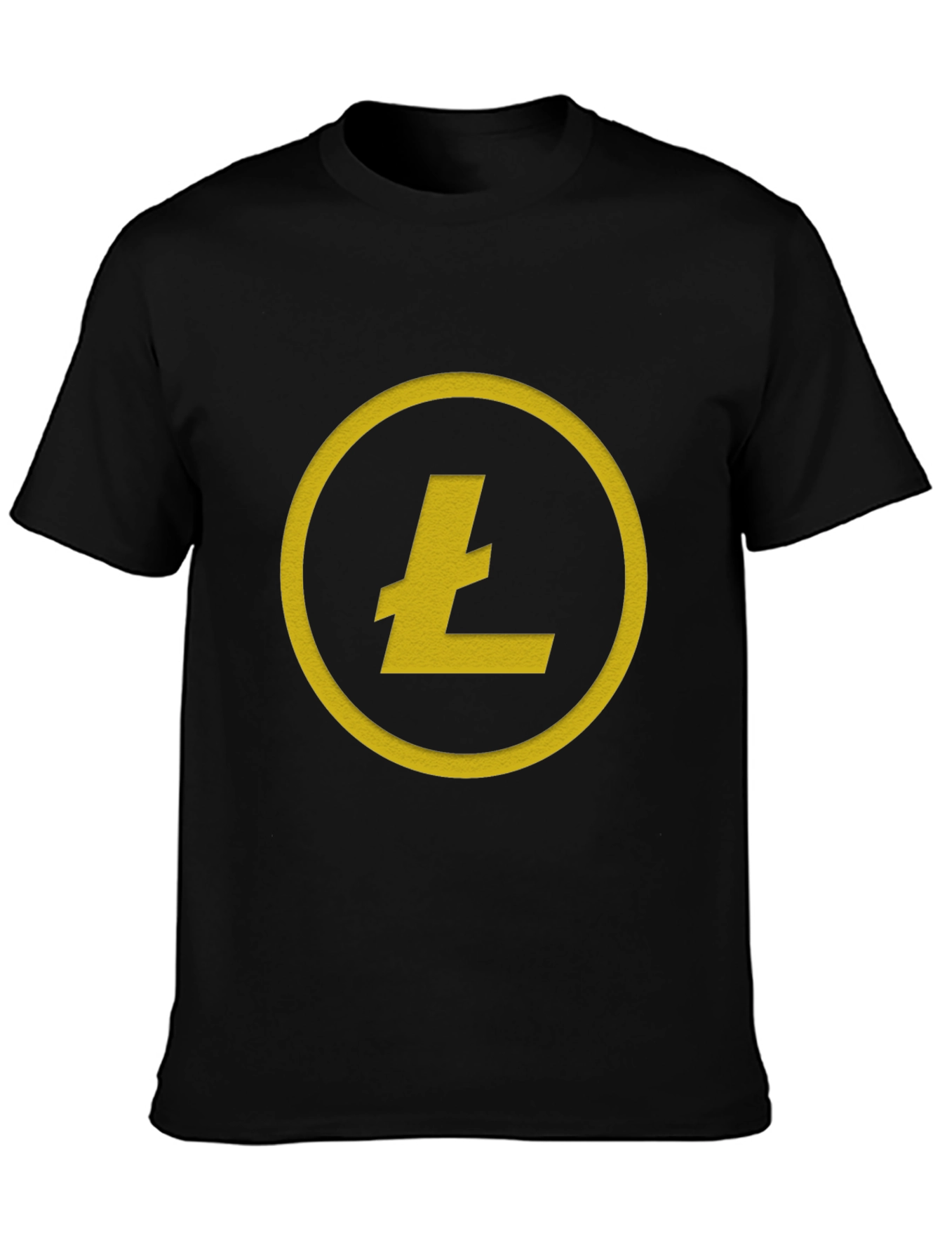 Litecoin Cryptocurrency T-Shirt - Black