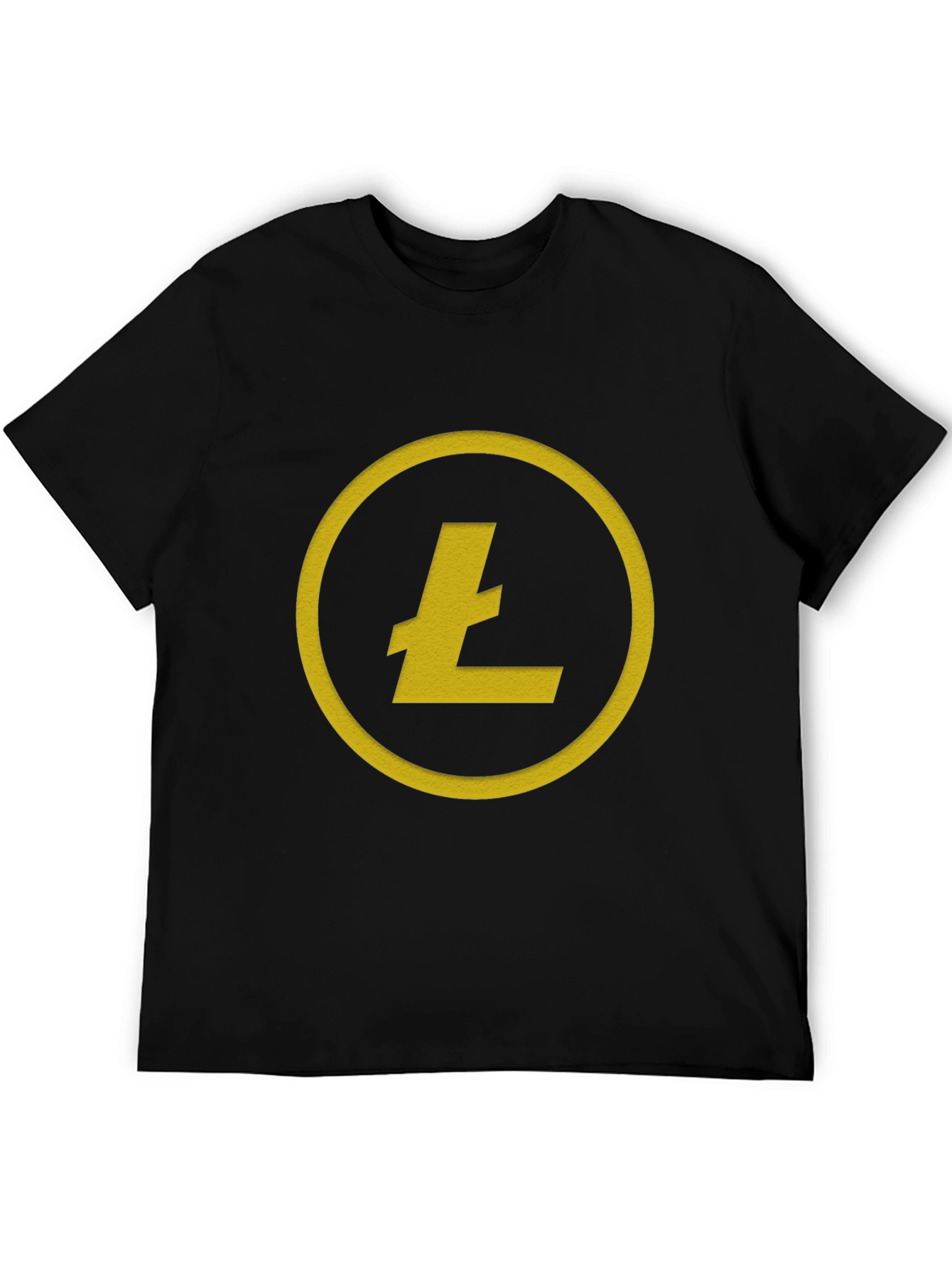 Litecoin Cryptocurrency T-Shirt - Black