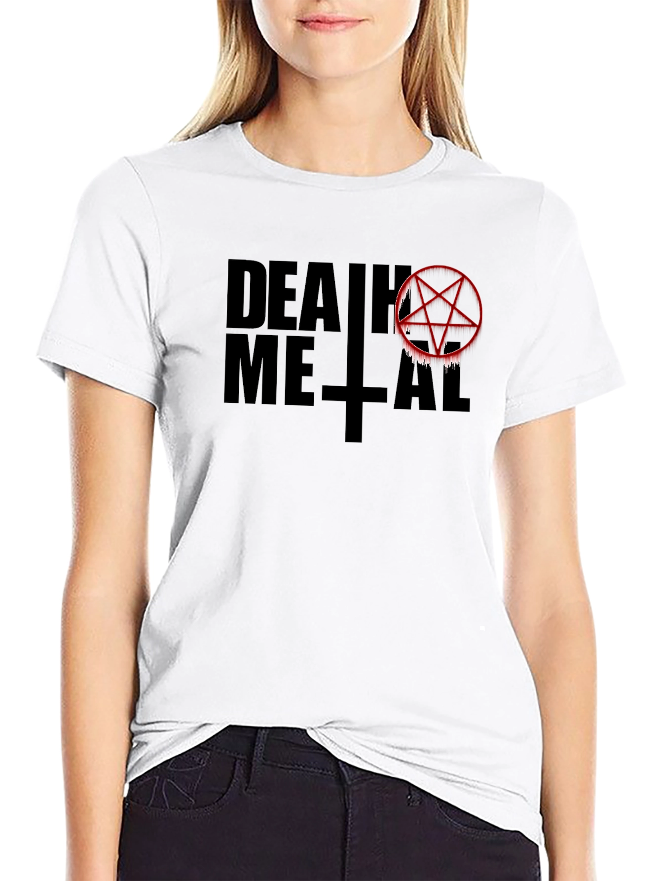 Death Metal Graphic T-Shirt - Black
