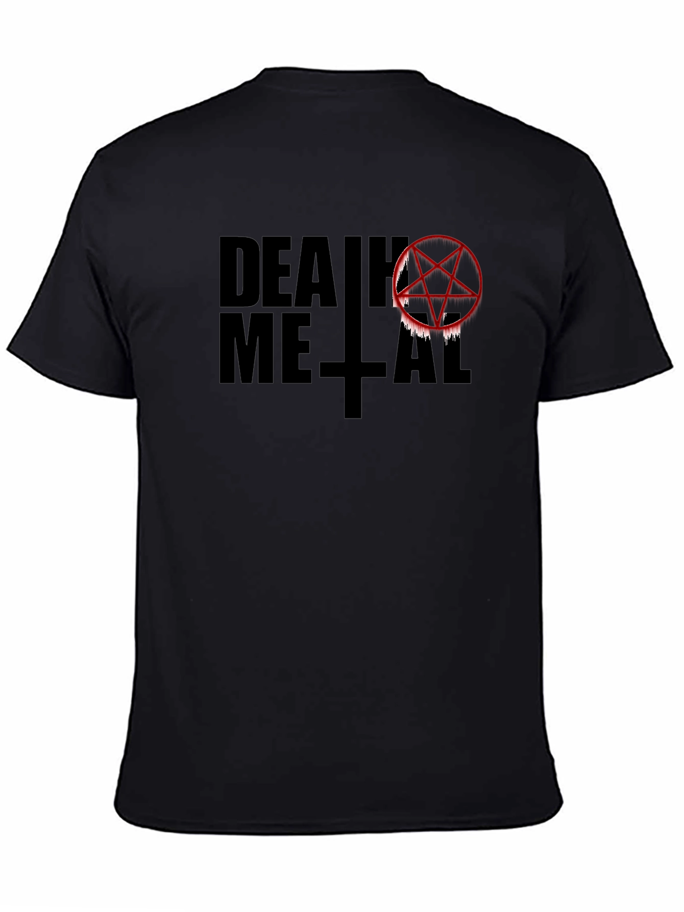 Death Metal Graphic T-Shirt - Black