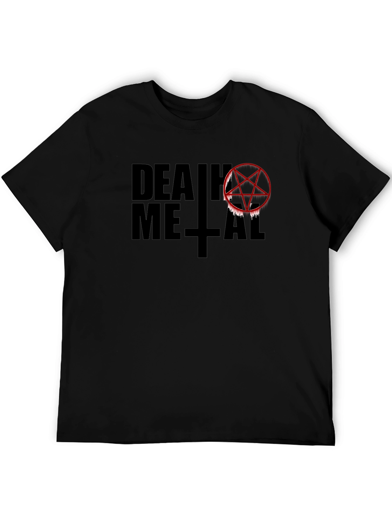 Death Metal Graphic T-Shirt - Black
