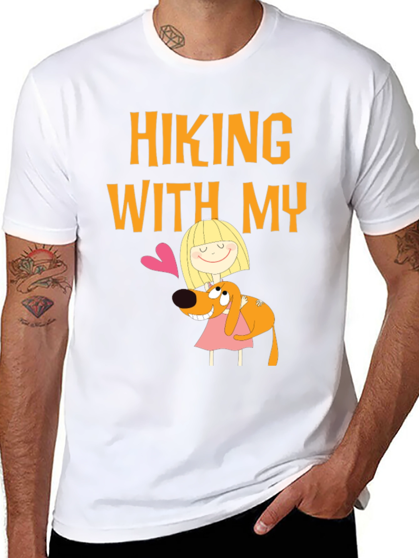 Hiking With My Dog T-Shirt
