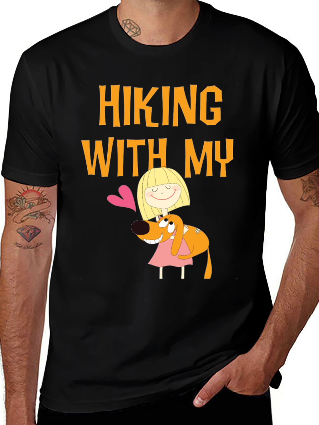 Hiking With My Dog T-Shirt