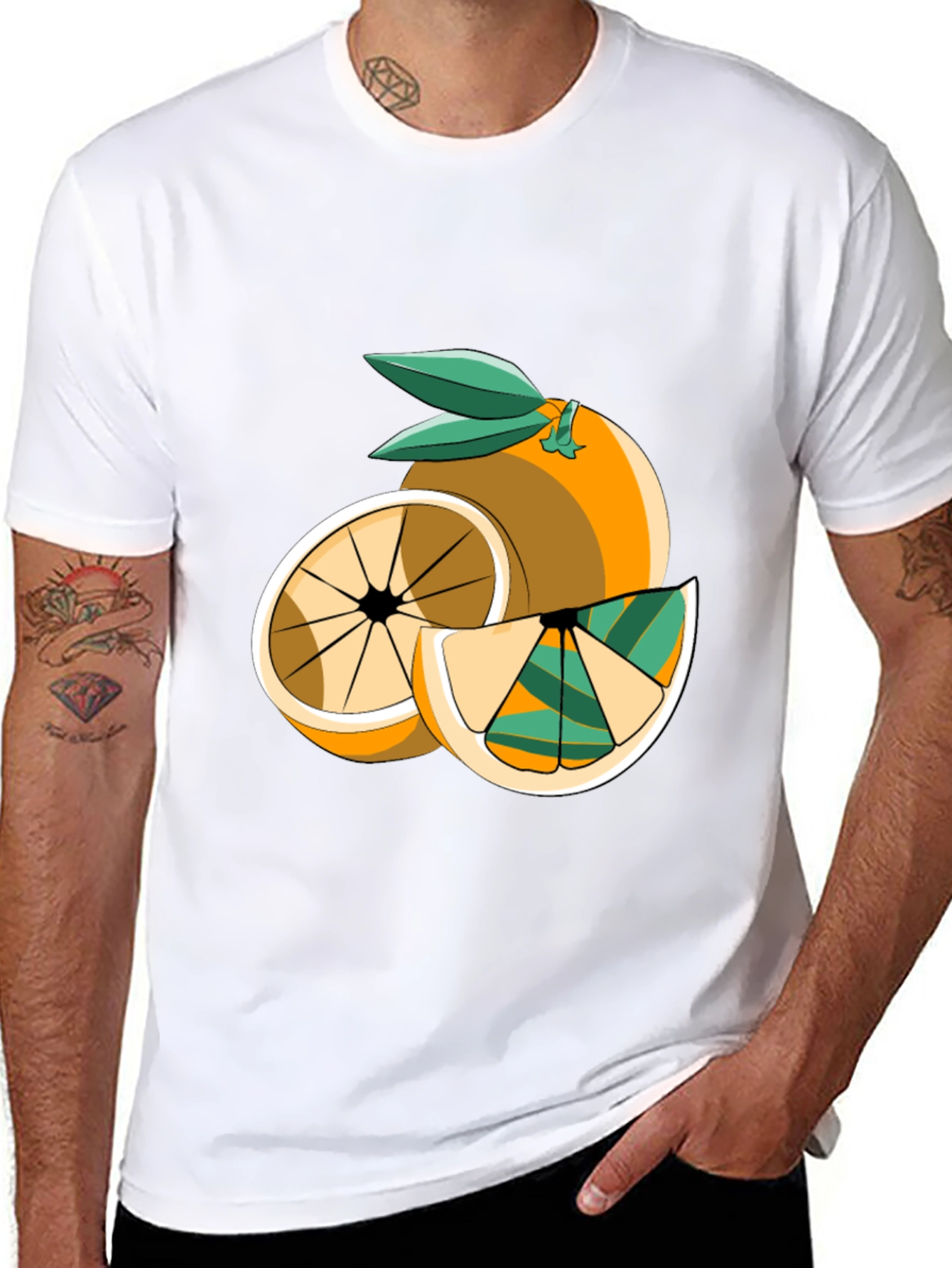 Citrus Graphic Tee - Fresh Fruit Fashion