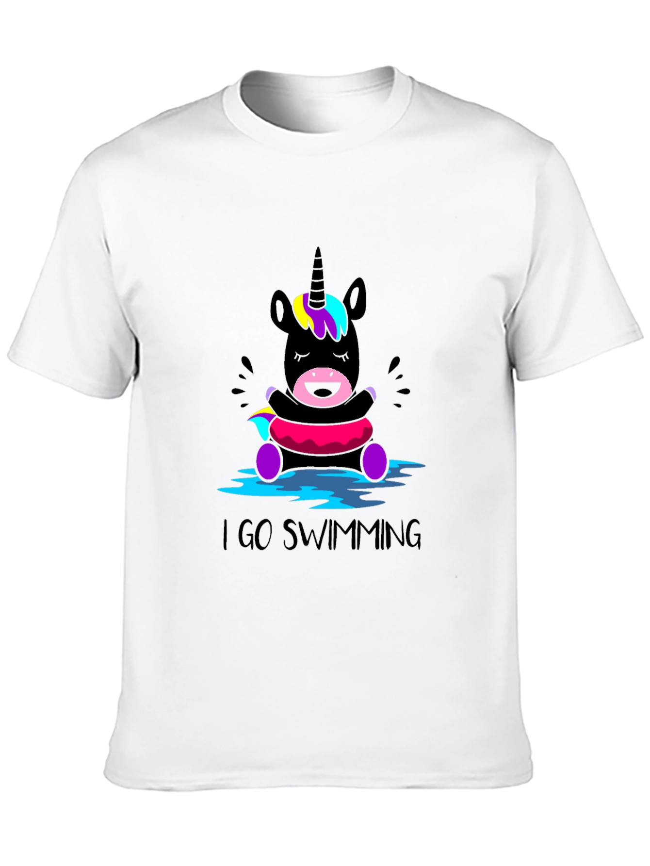 Unicorn Swimming T-Shirt