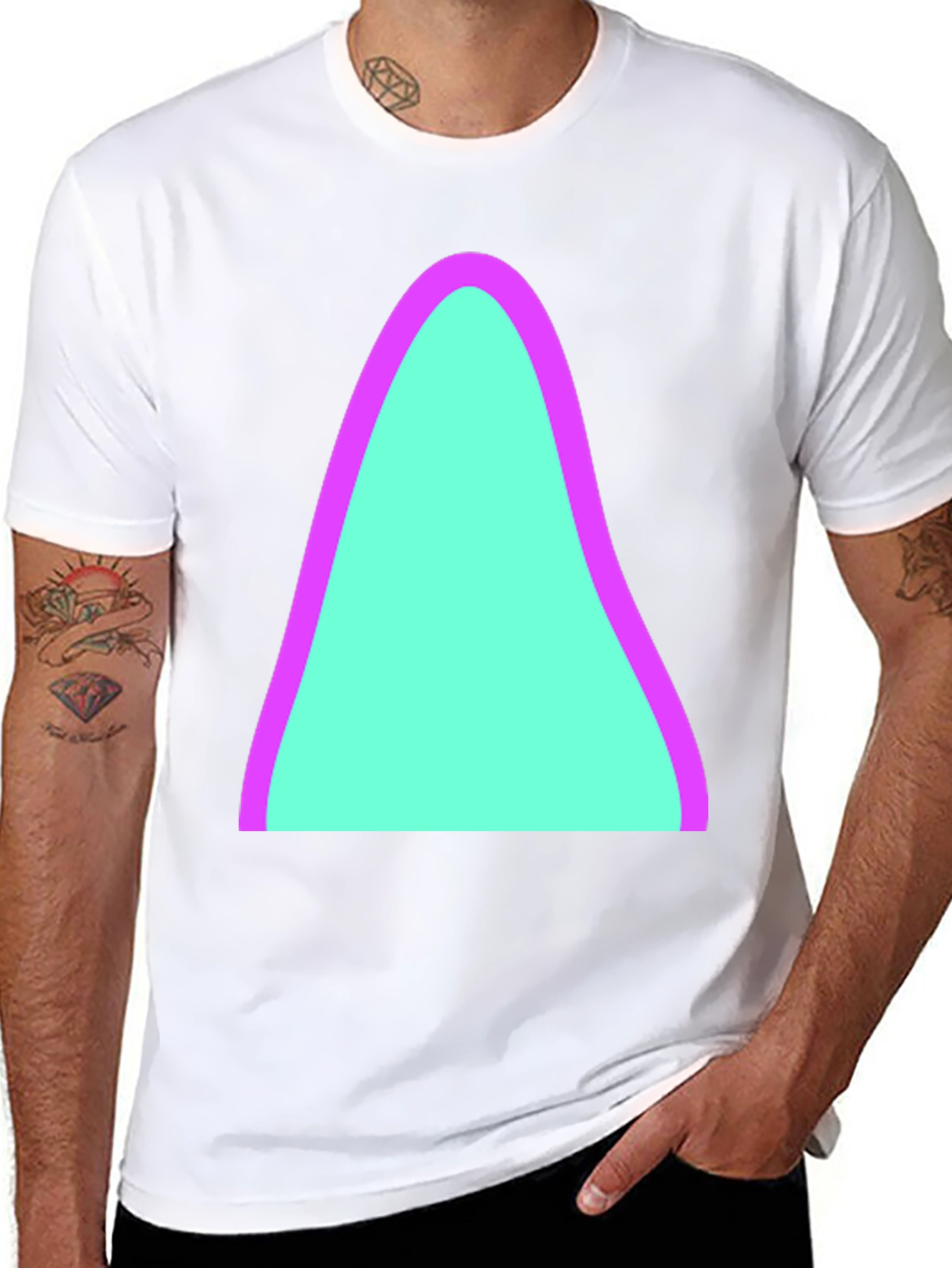 Abstract Graphic Tee - Cool and Casual