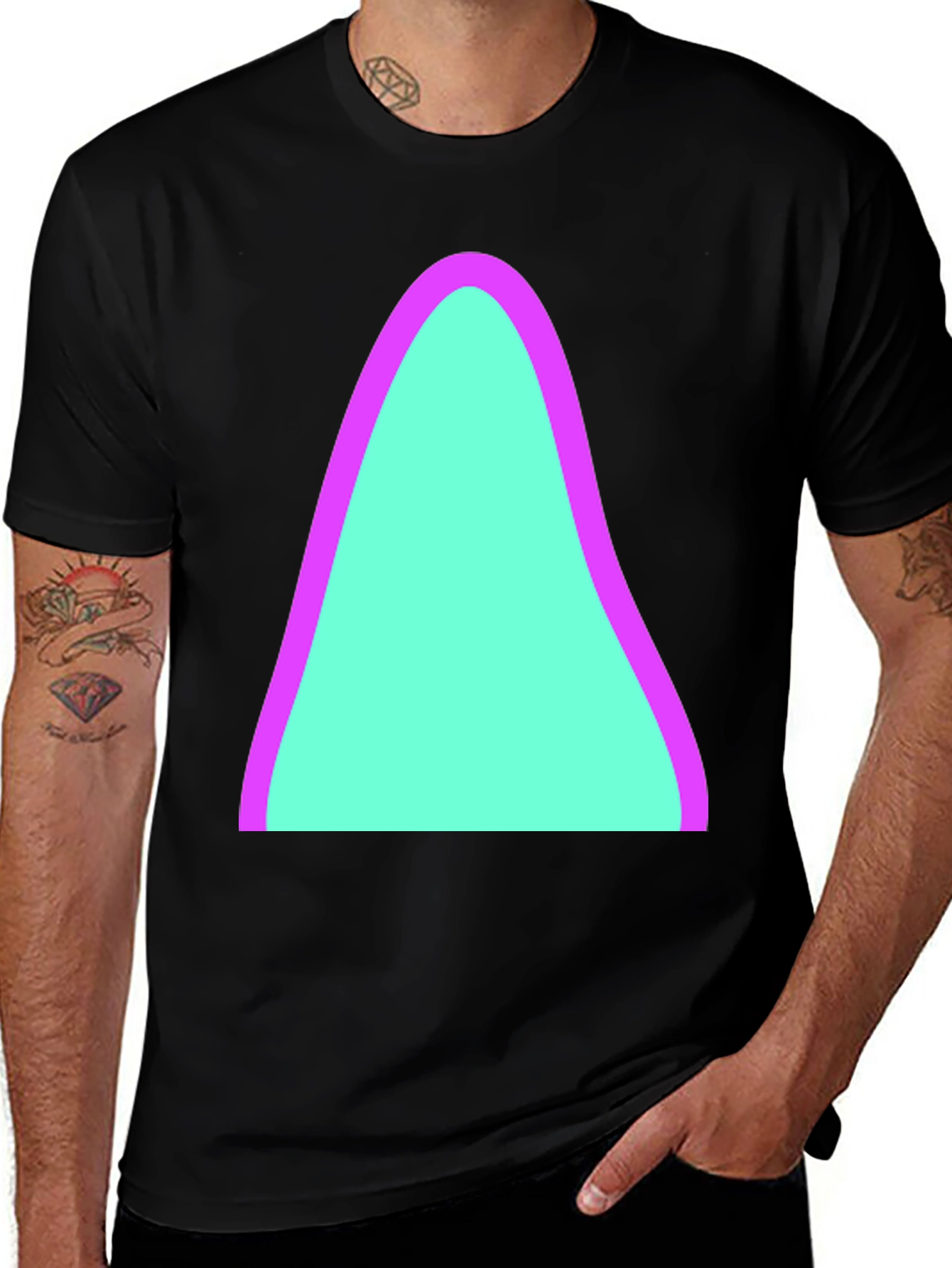Abstract Graphic Tee - Cool and Casual