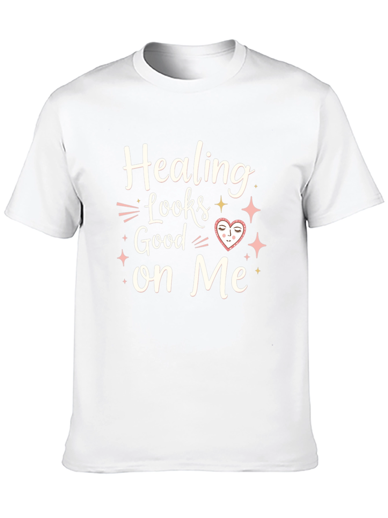 Healing Looks Good On Me Black T-Shirt