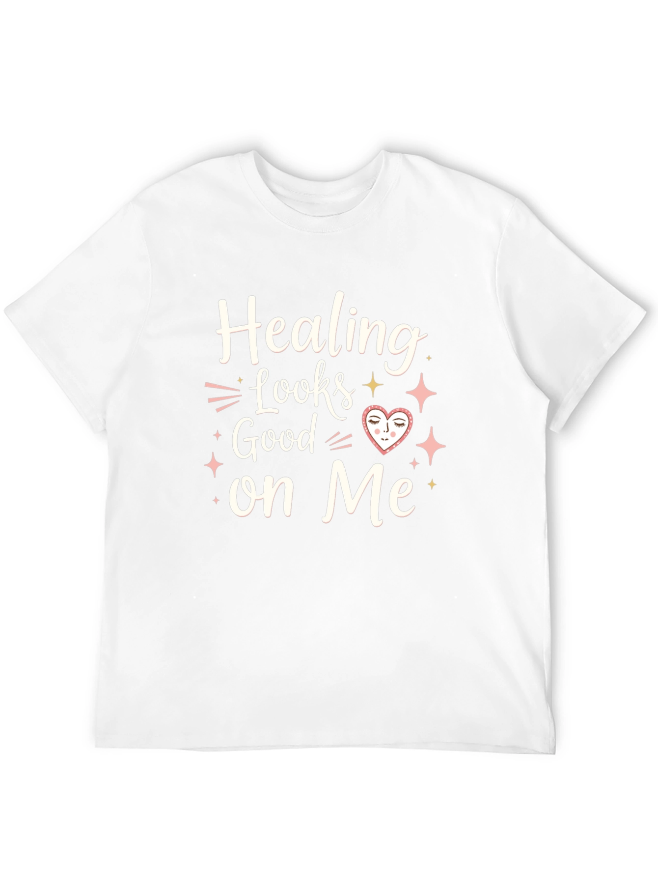 Healing Looks Good On Me Black T-Shirt