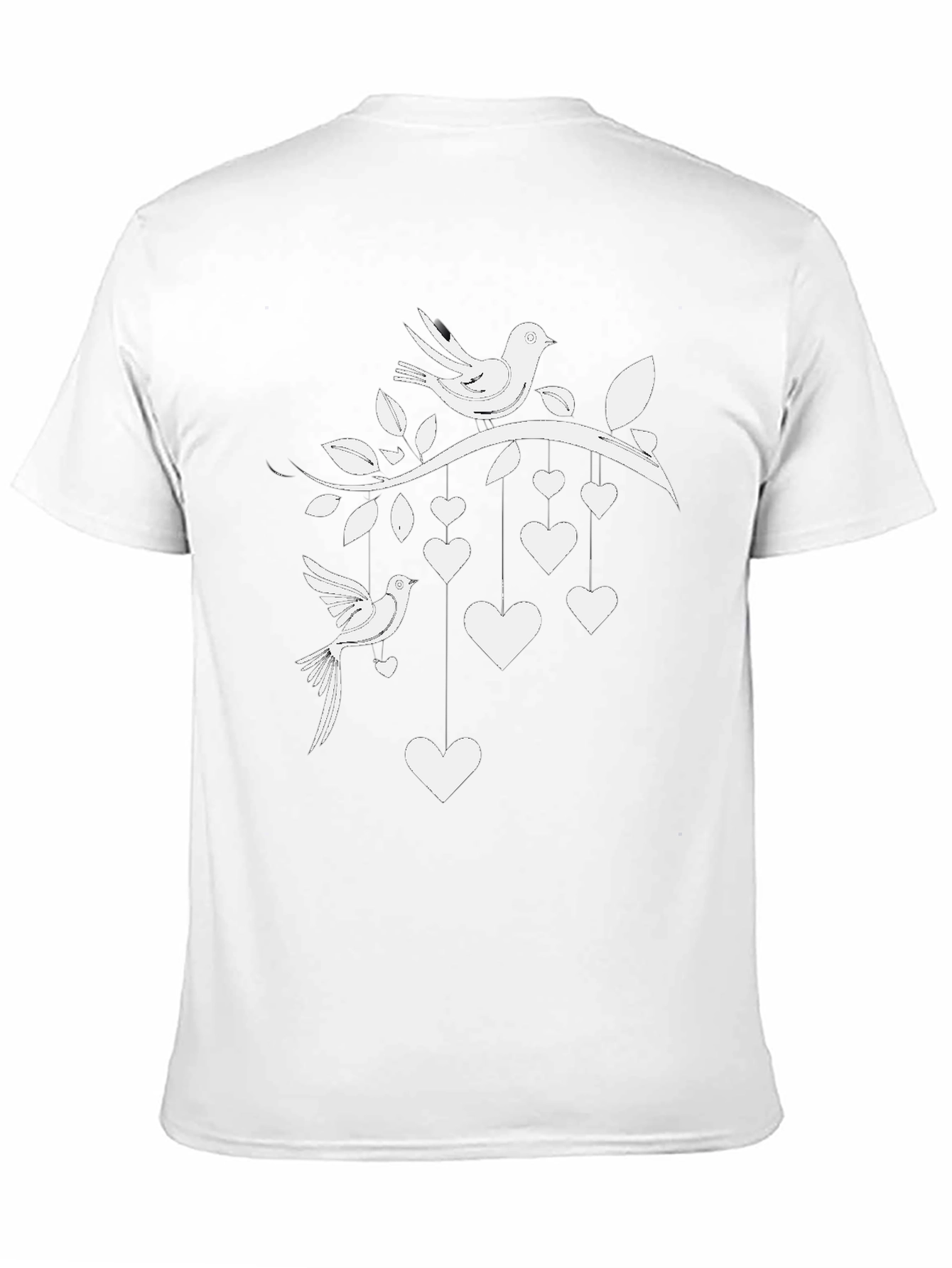 Love Birds Graphic Tee - Black