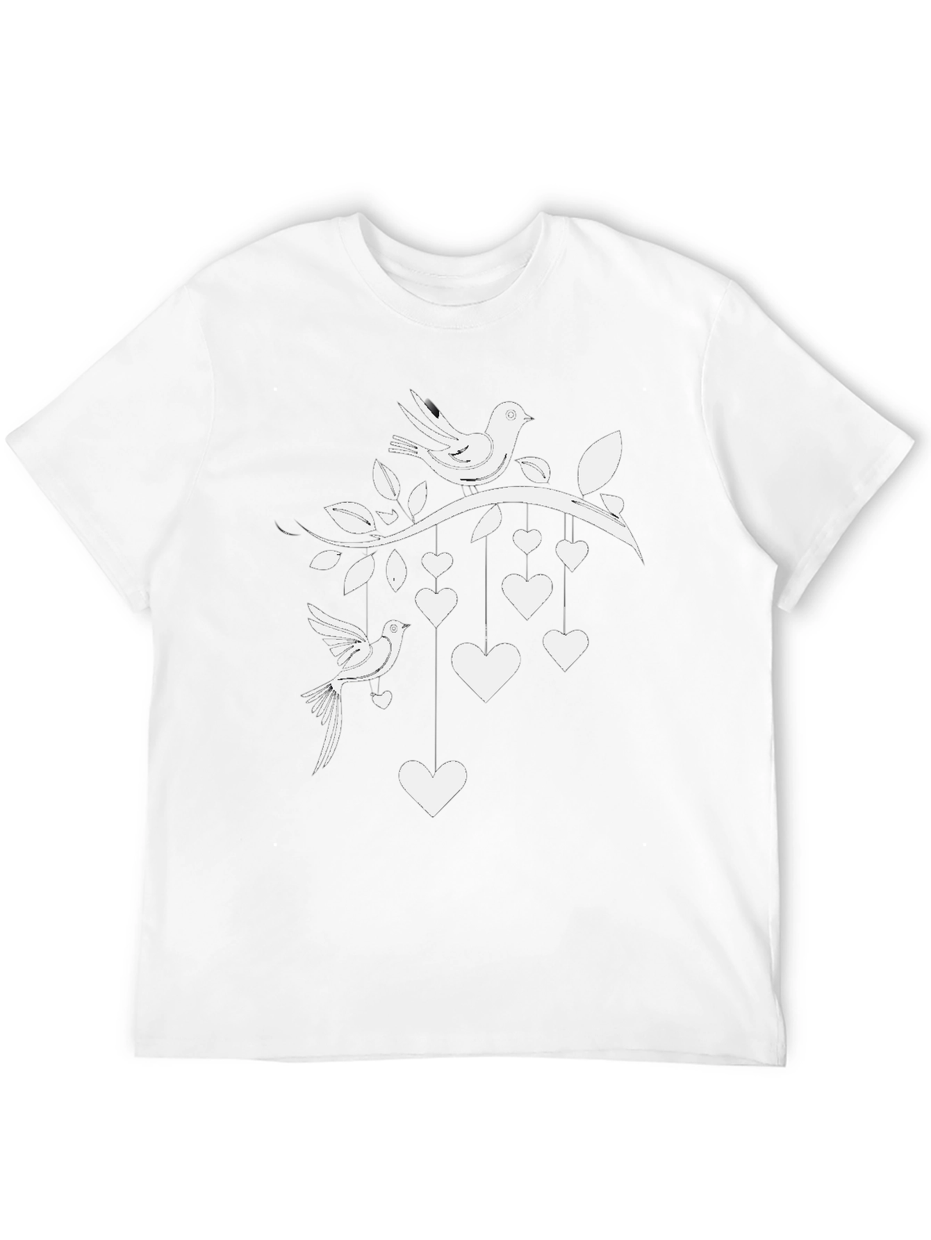 Love Birds Graphic Tee - Black