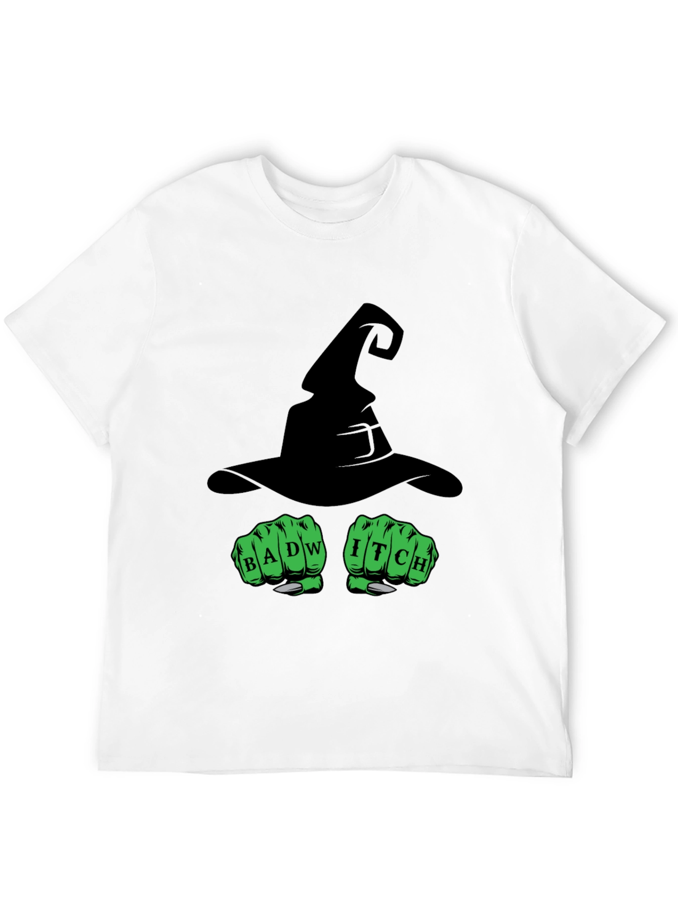 Bad Witch Halloween T-Shirt - Punch Design