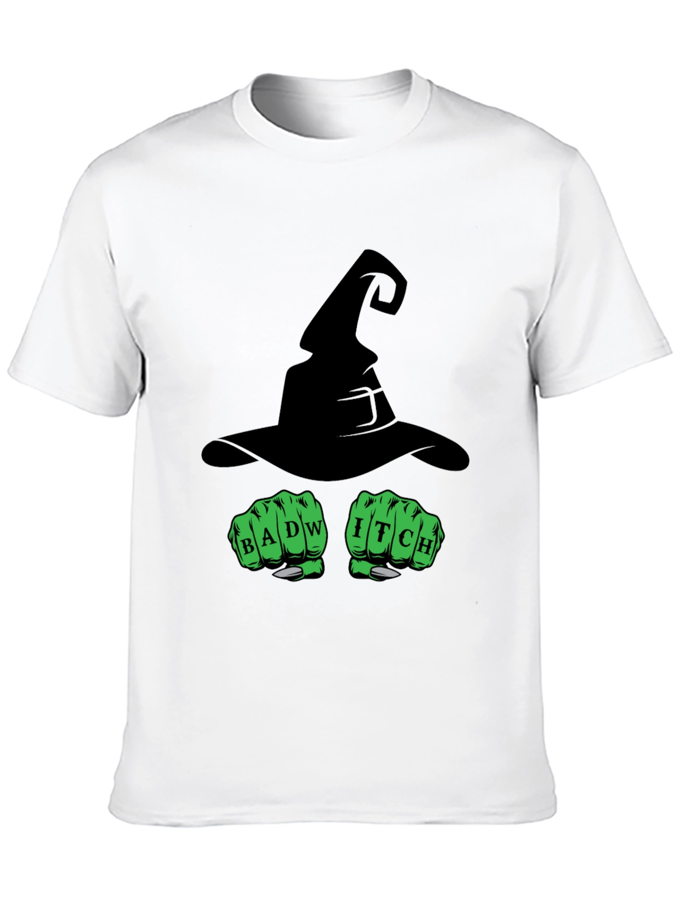Bad Witch Halloween T-Shirt - Punch Design