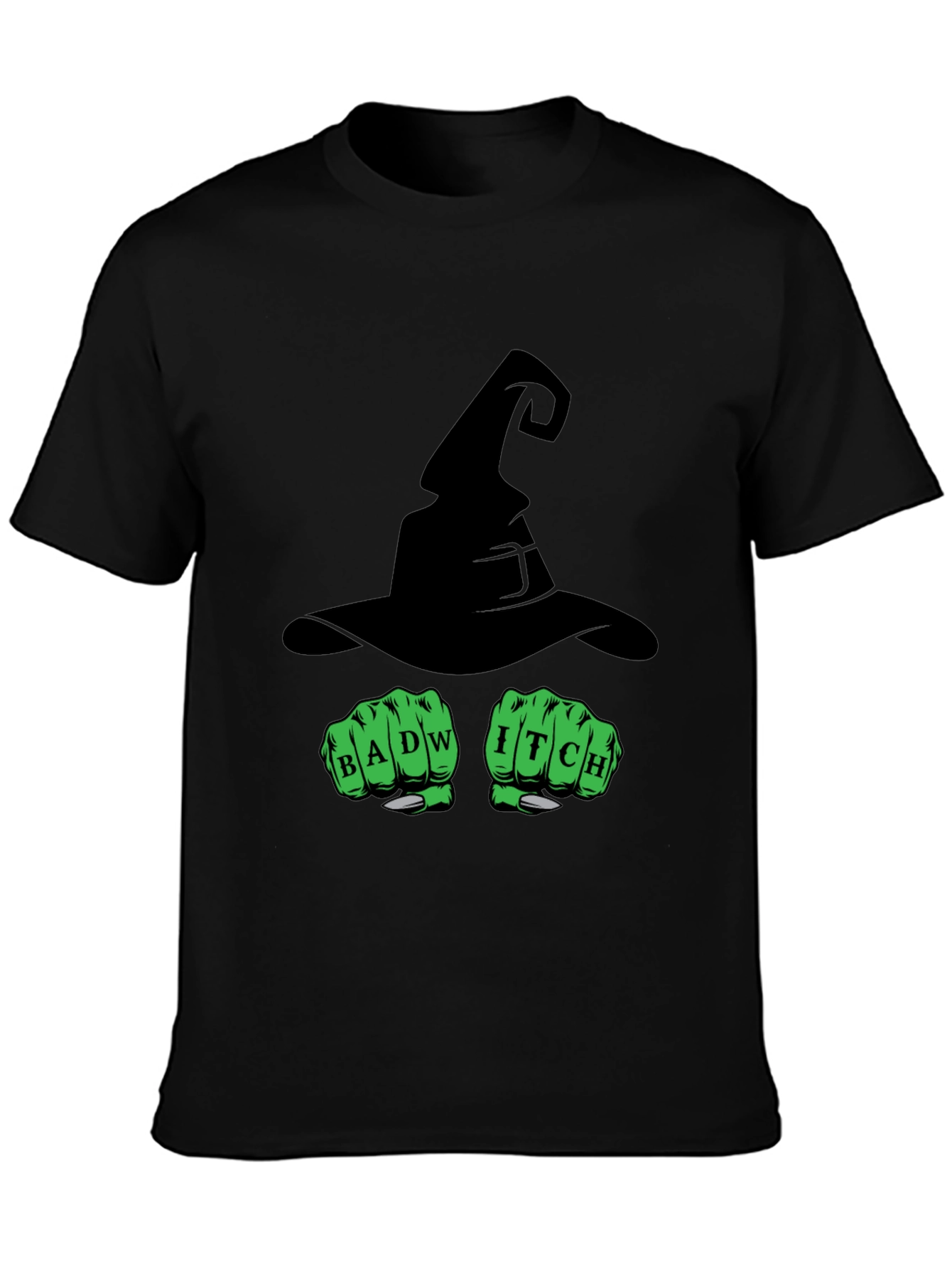 Bad Witch Halloween T-Shirt - Punch Design
