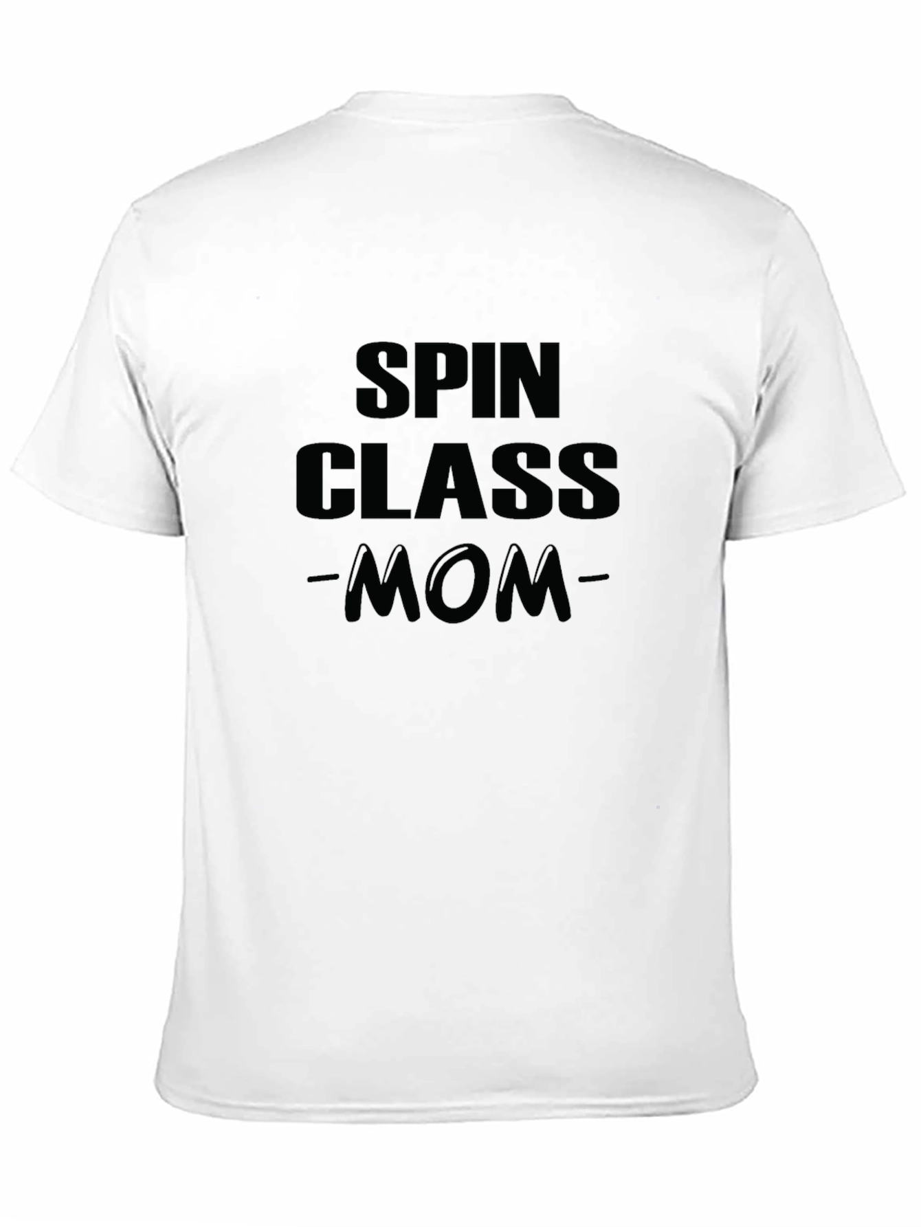 Spin Class Mom Black T-Shirt