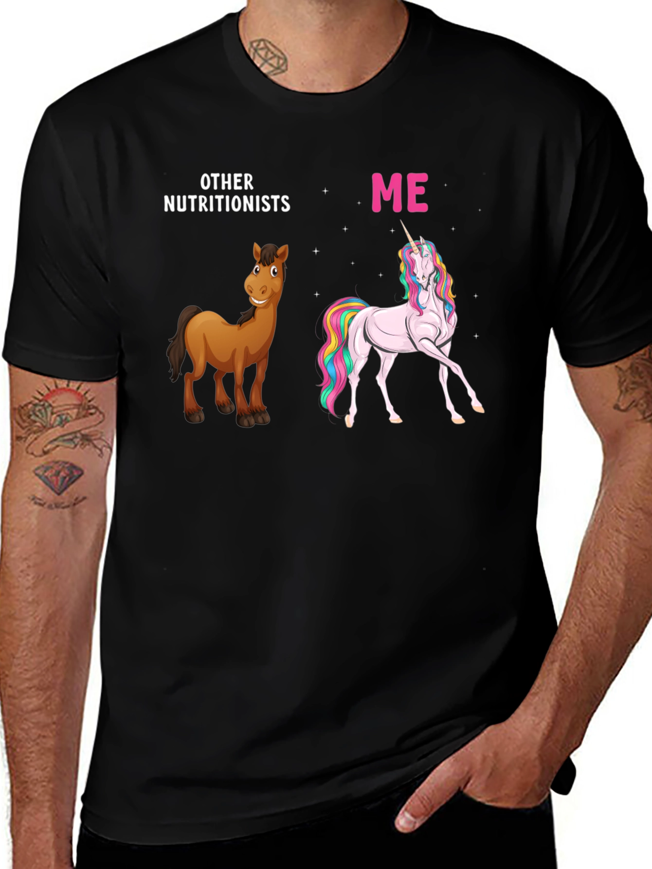 Nutritionist Horse & Unicorn T-Shirt