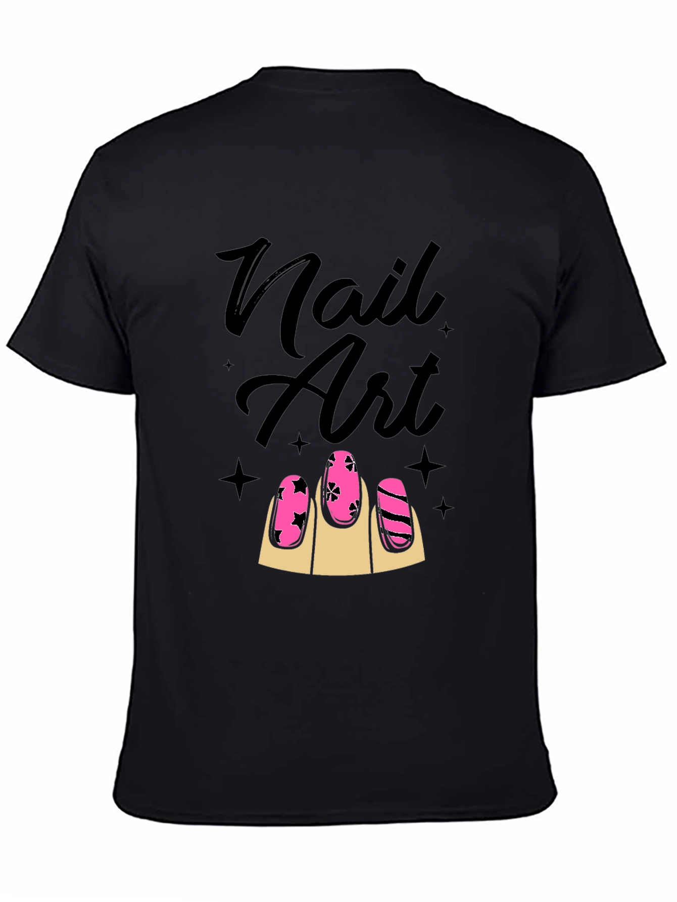 Nail Art Graphic Tee - Stylish Unisex T-Shirt