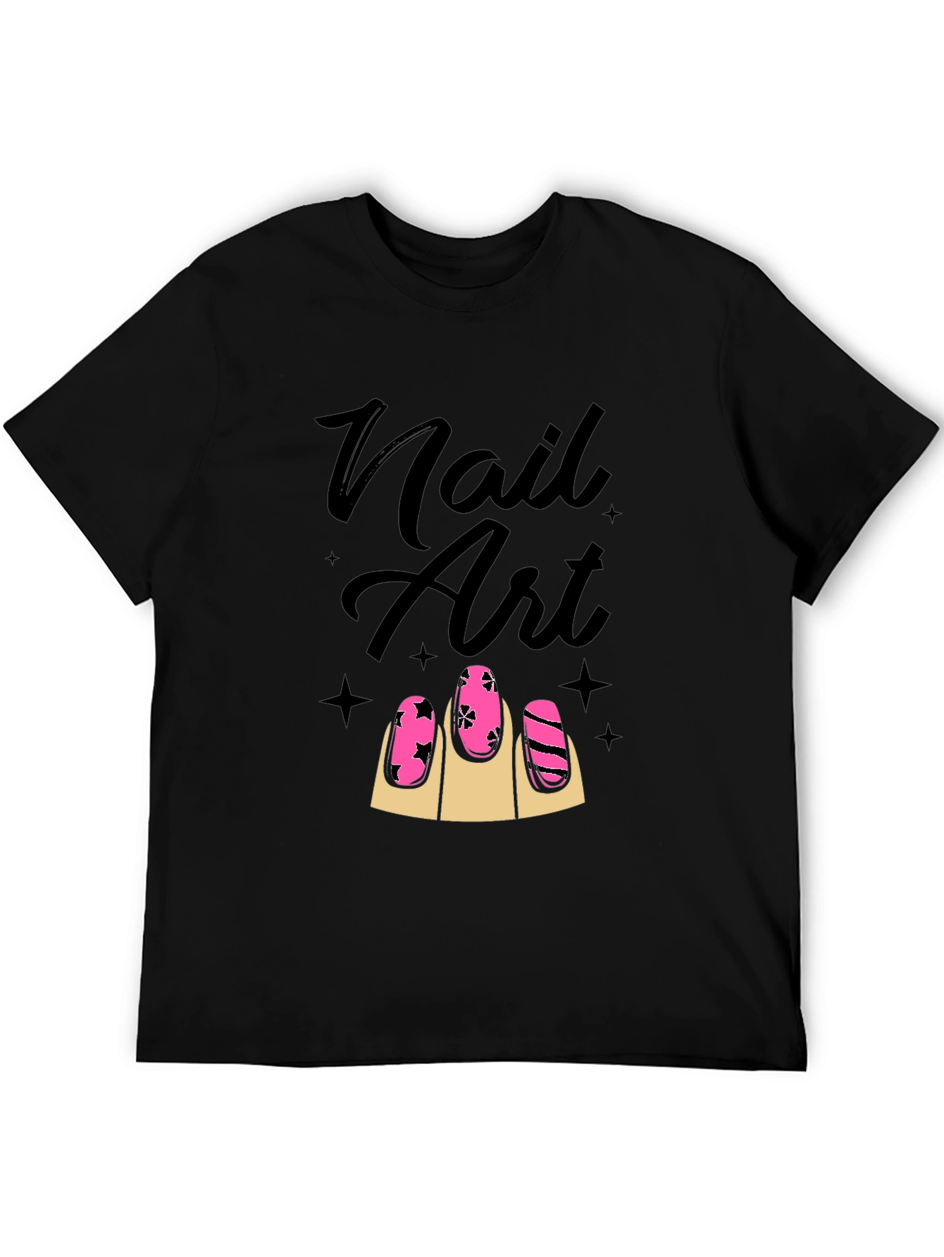 Nail Art Graphic Tee - Stylish Unisex T-Shirt