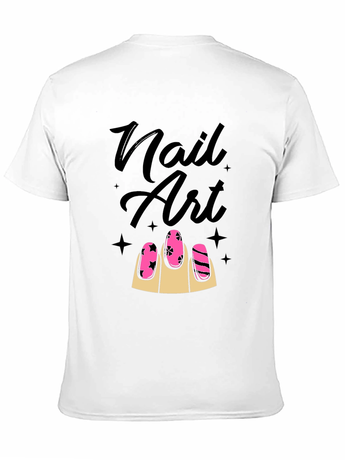 Nail Art Graphic Tee - Stylish Unisex T-Shirt