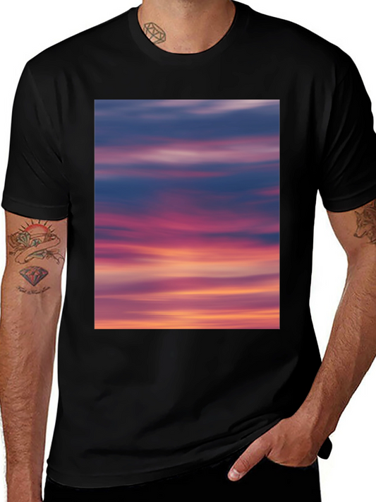 Sunset Sky Graphic Tee - Soft Cotton Blend