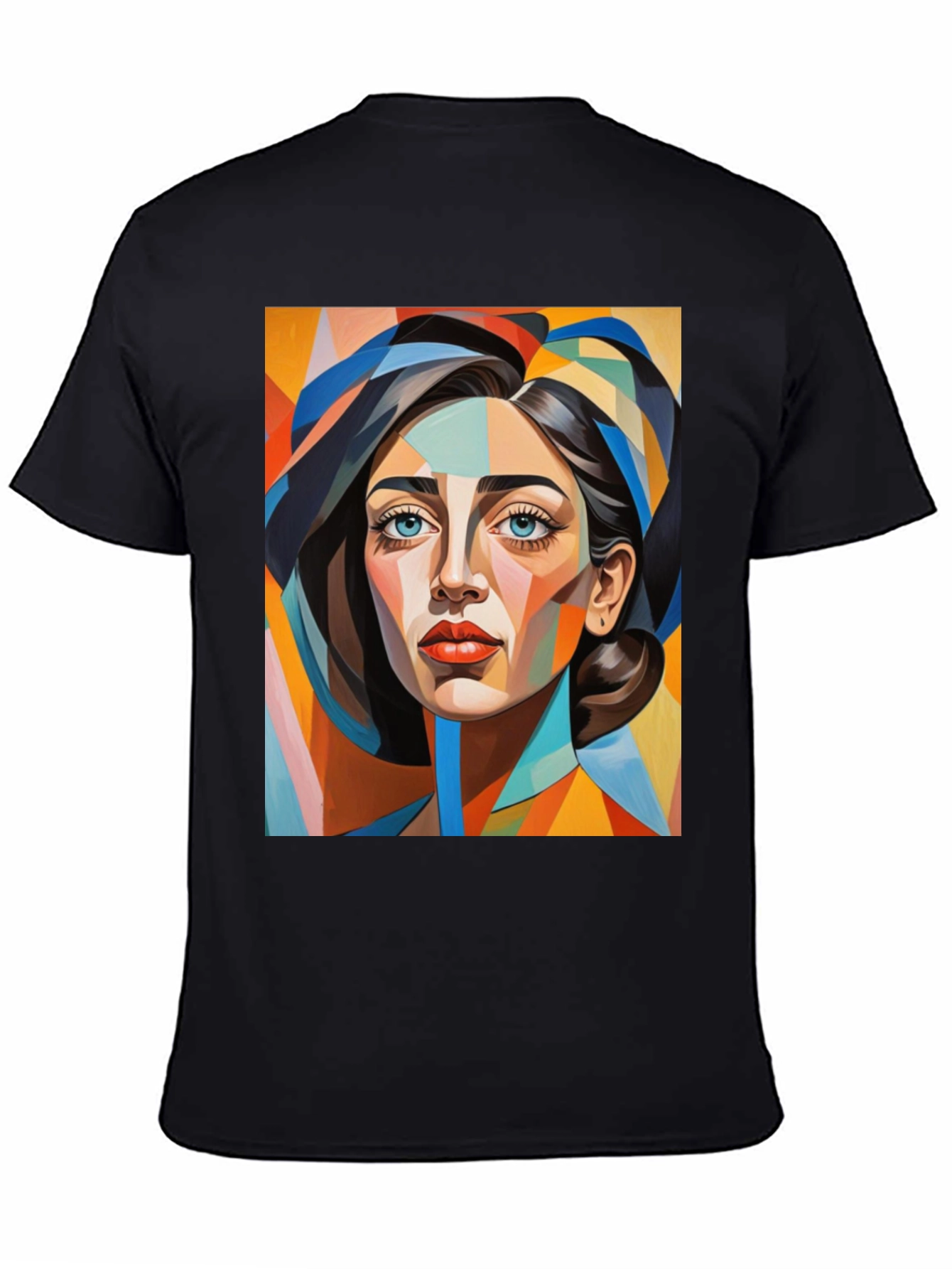 Abstract Woman Portrait Graphic T-Shirt