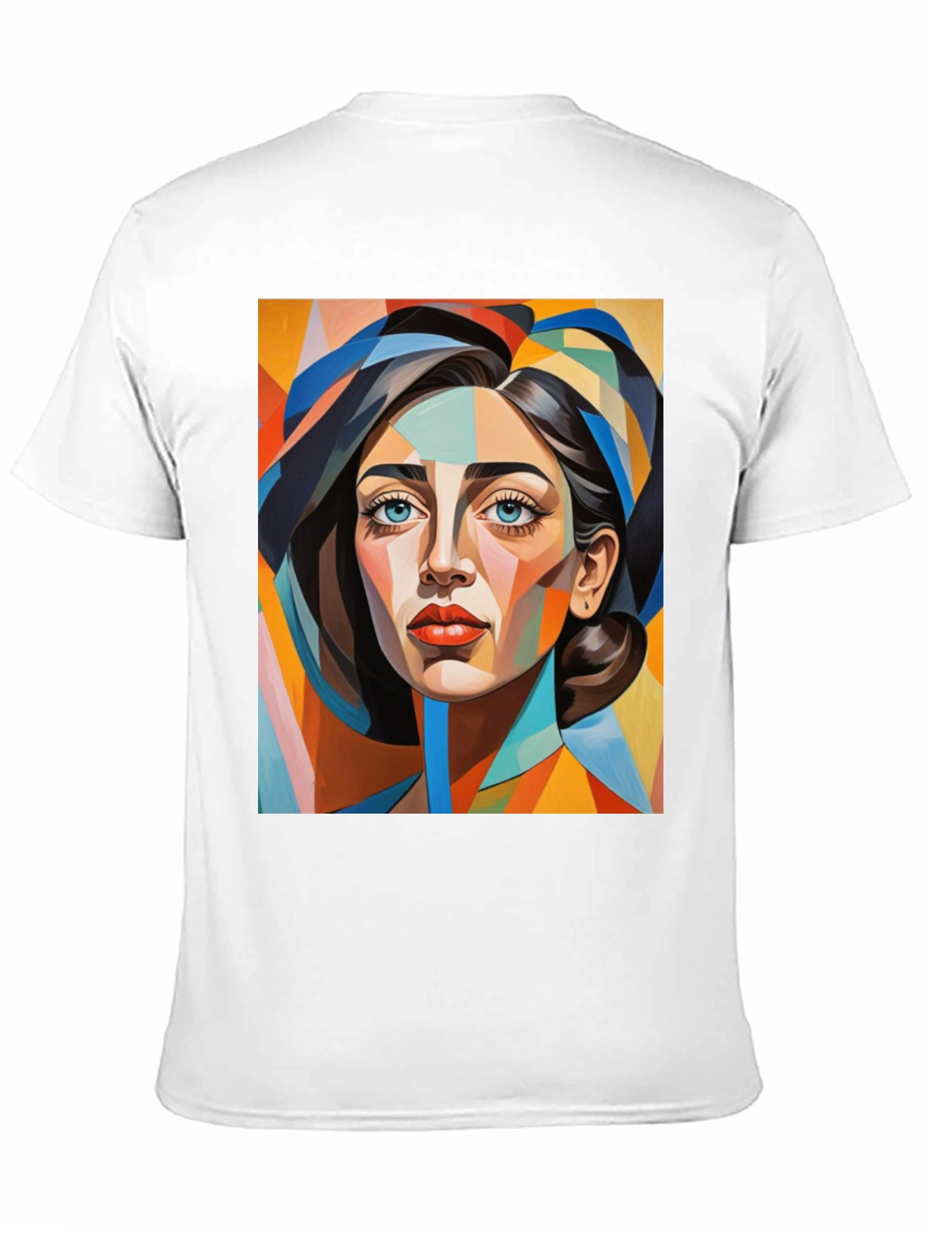 Abstract Woman Portrait Graphic T-Shirt