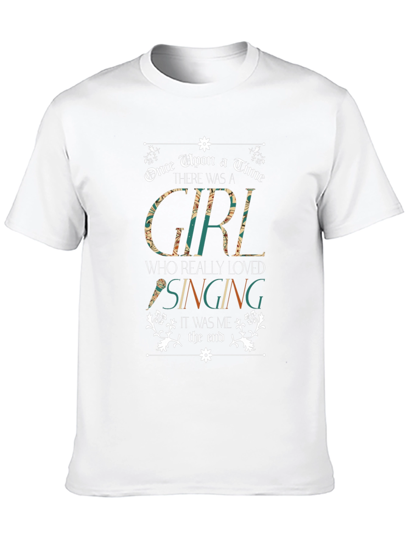 Once Upon a Time Girl Singing Graphic Tee