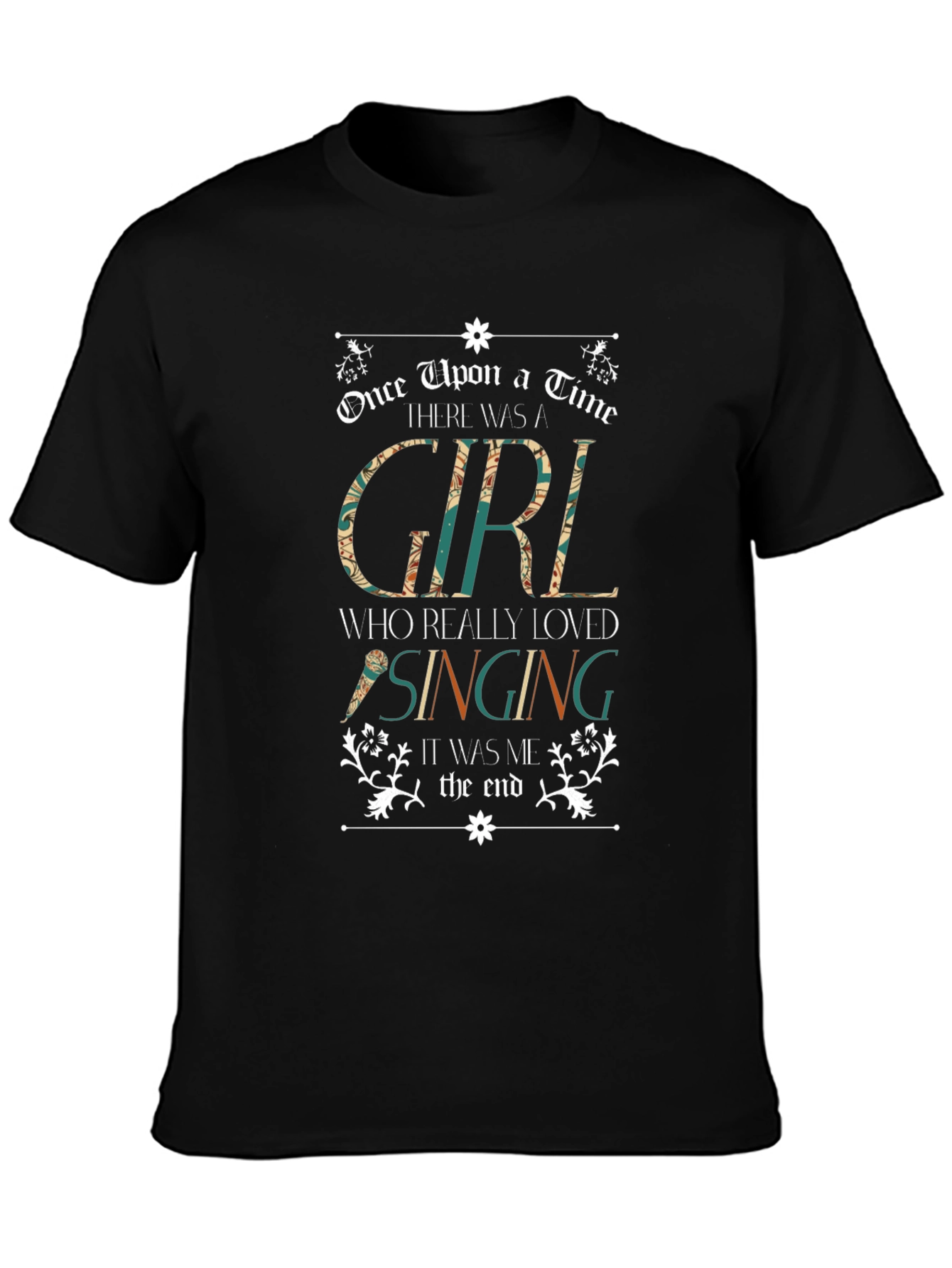 Once Upon a Time Girl Singing Graphic Tee