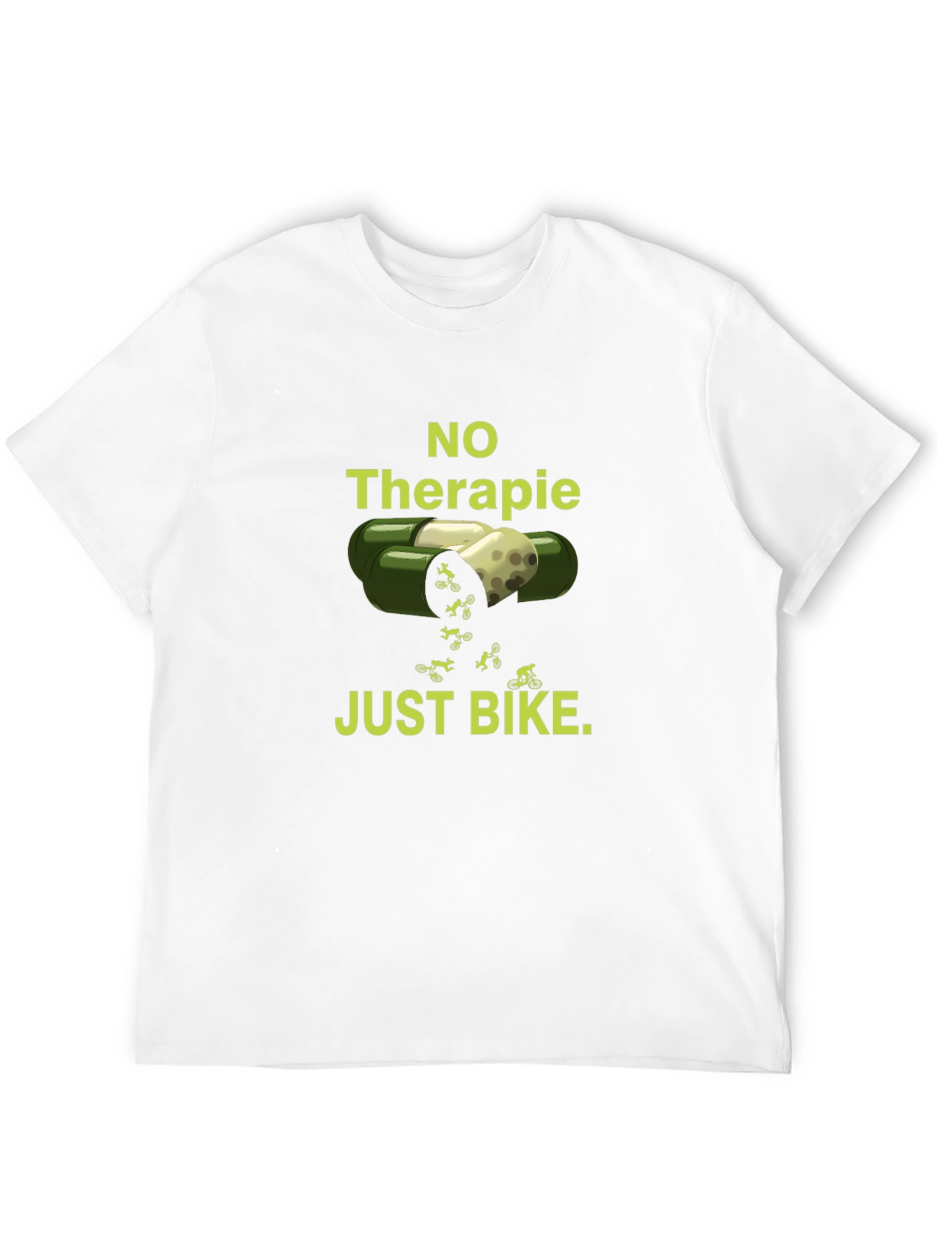 No Therapy Just Bike - Funny Biker T-Shirt
