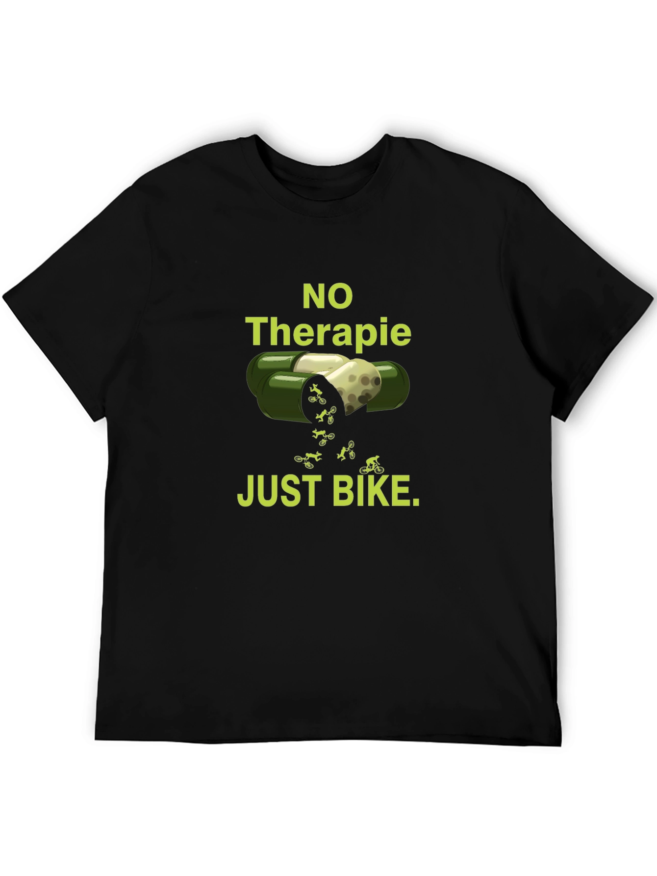 No Therapy Just Bike - Funny Biker T-Shirt