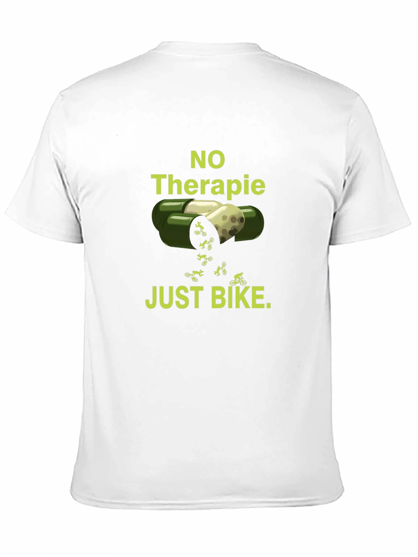 No Therapy Just Bike - Funny Biker T-Shirt