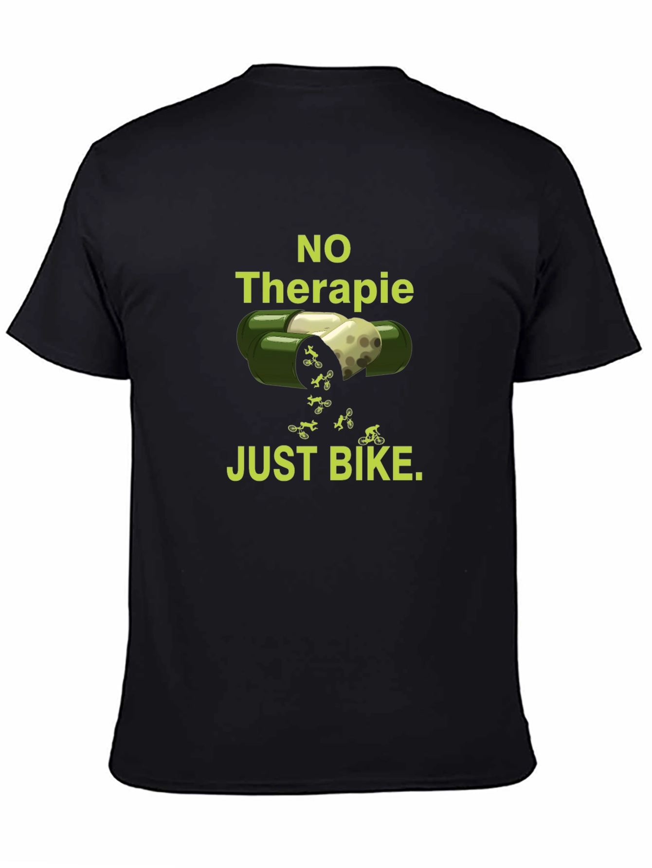 No Therapy Just Bike - Funny Biker T-Shirt