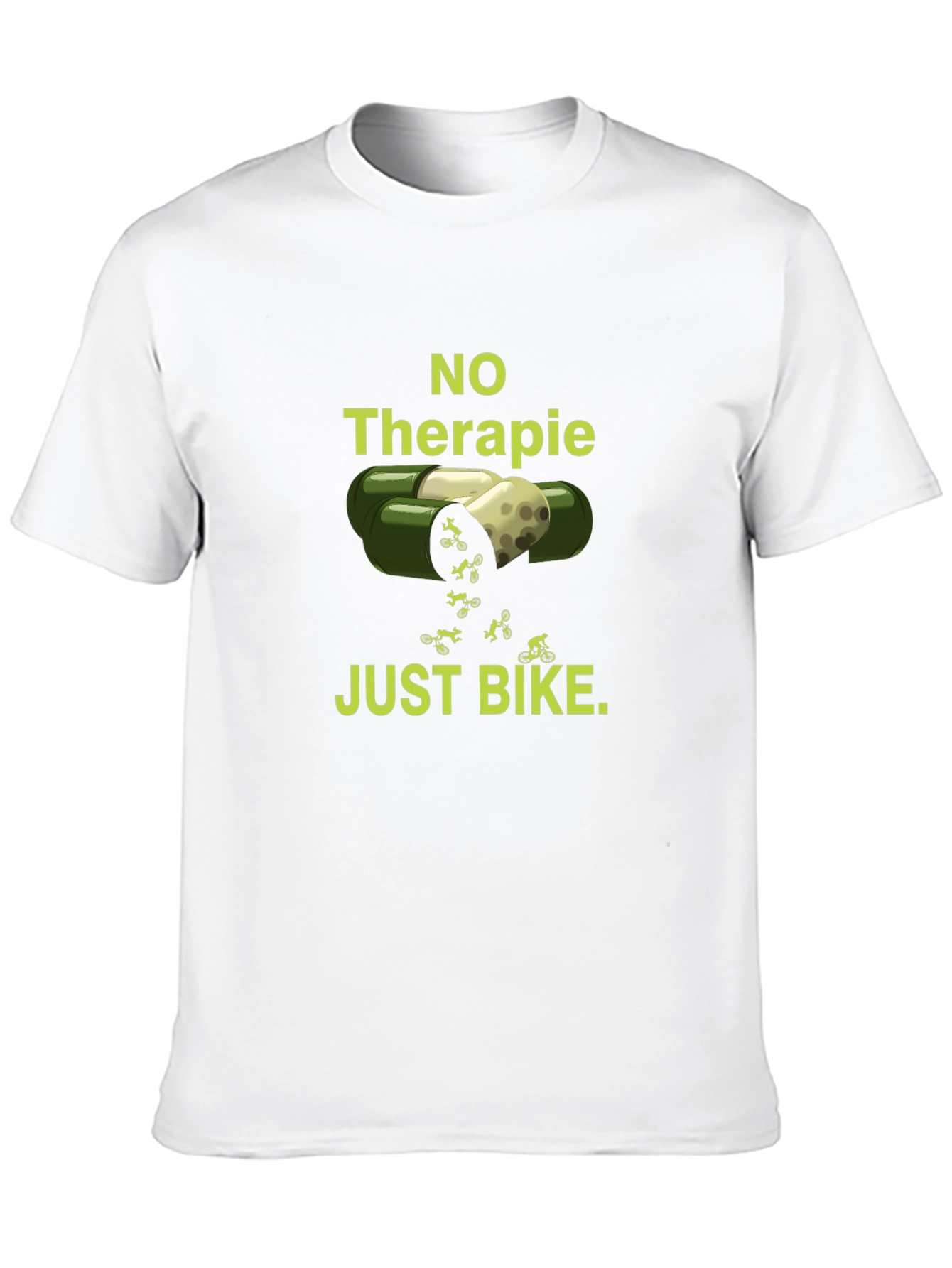 No Therapy Just Bike - Funny Biker T-Shirt
