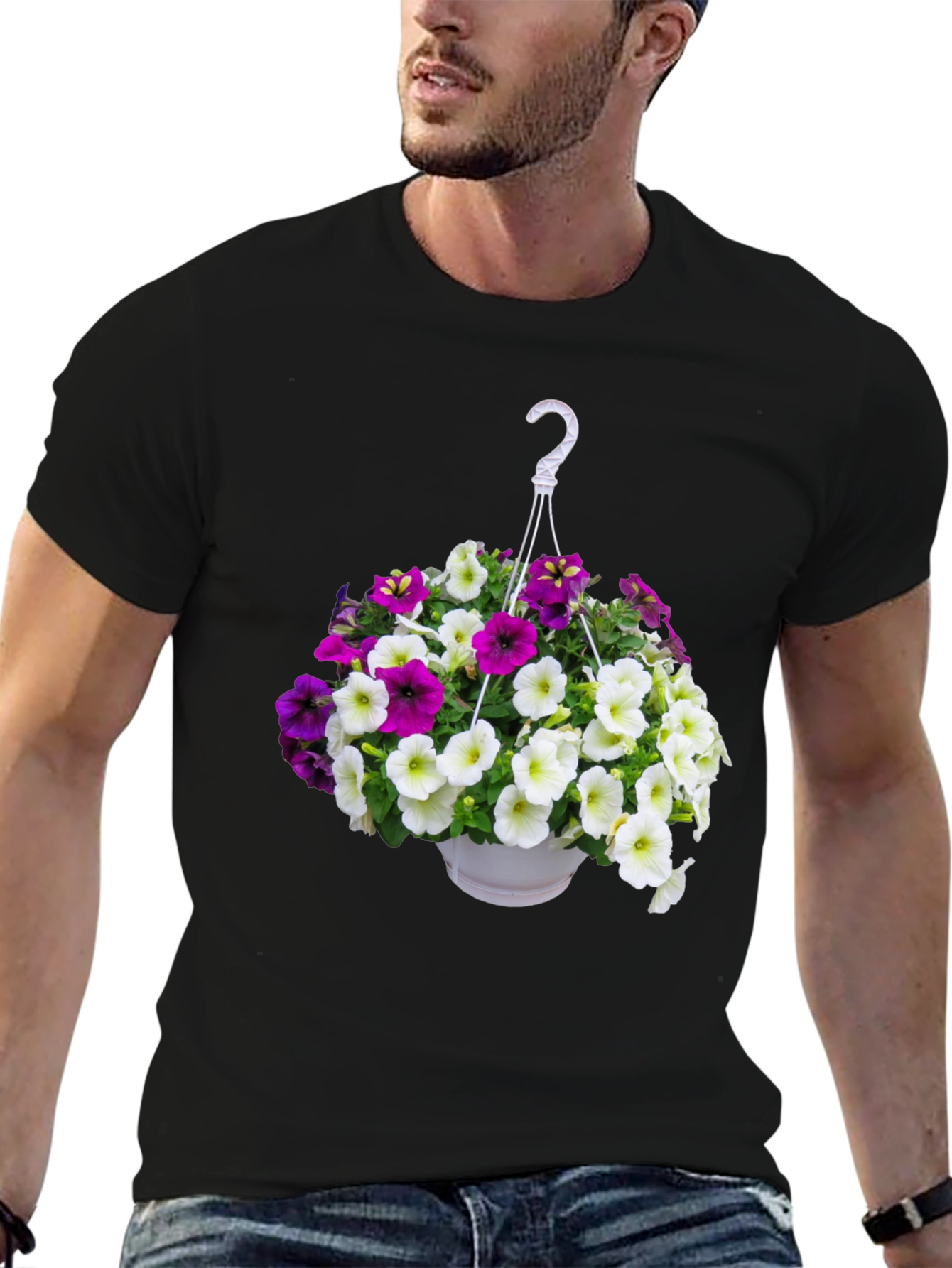 Floral Hanging Basket T-Shirt
