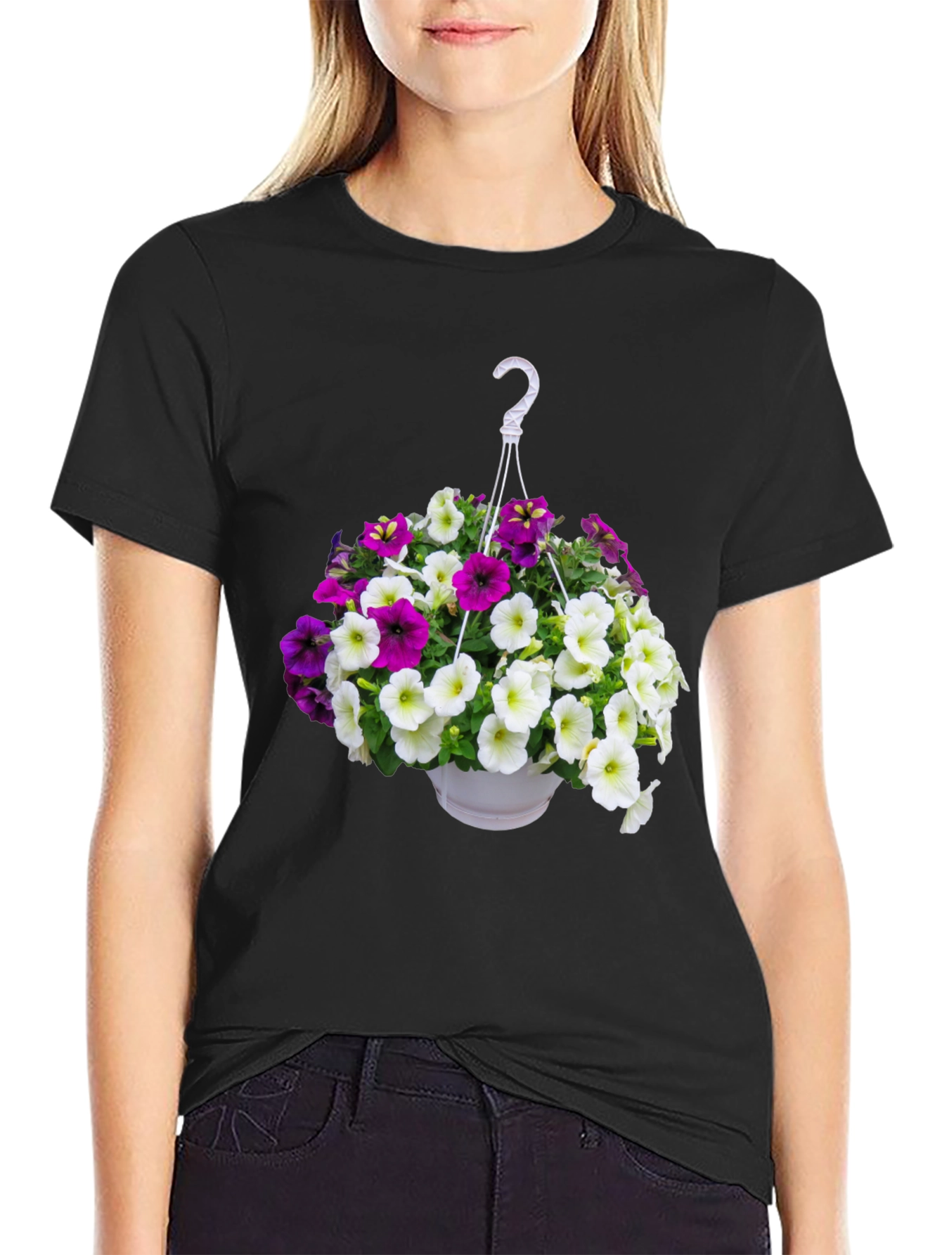 Floral Hanging Basket T-Shirt