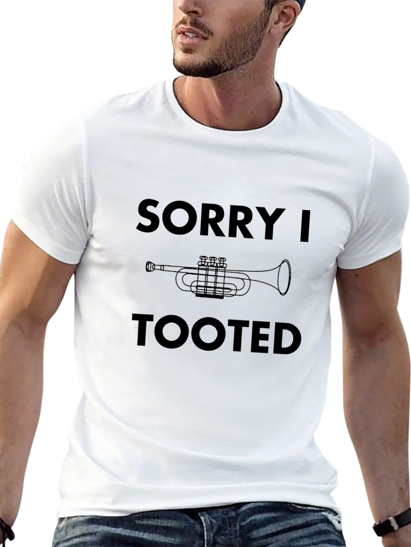 Sorry I Tooted T-Shirt - Funny Music Tee