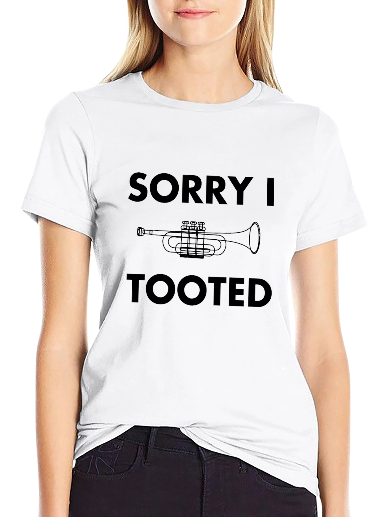 Sorry I Tooted T-Shirt - Funny Music Tee