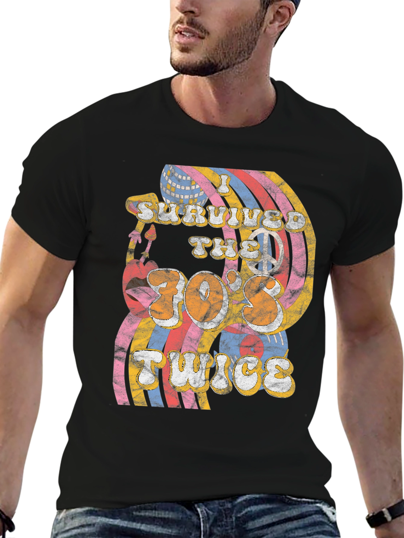 Retro 70s Style T-Shirt
