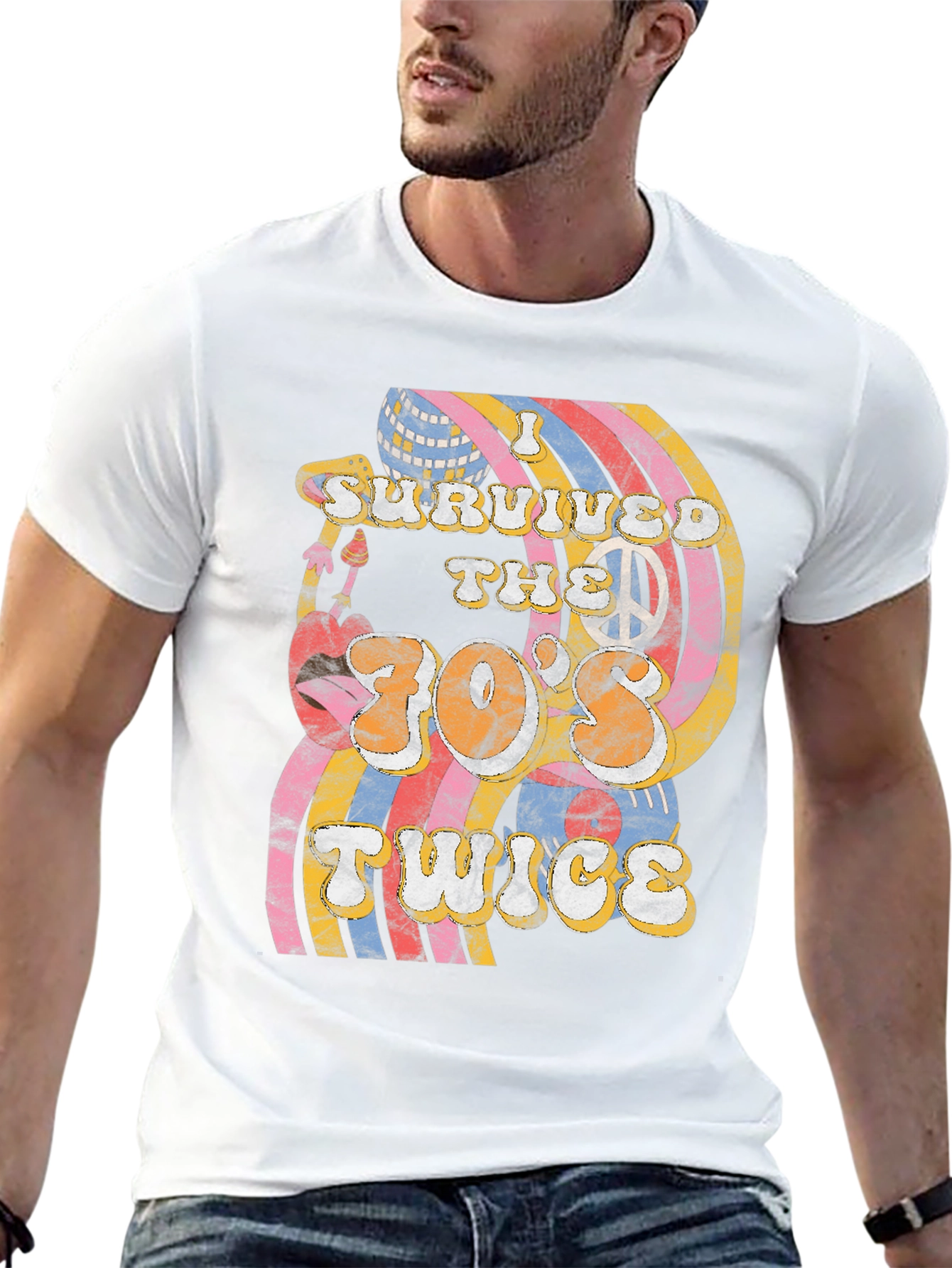 Retro 70s Style T-Shirt